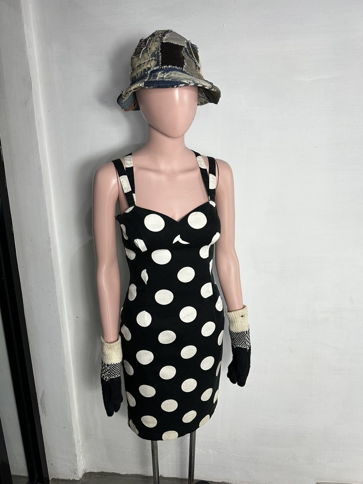 Moschino Moschino Dots Dress Size S / US 4 / IT 40 - 1 Thumbnail