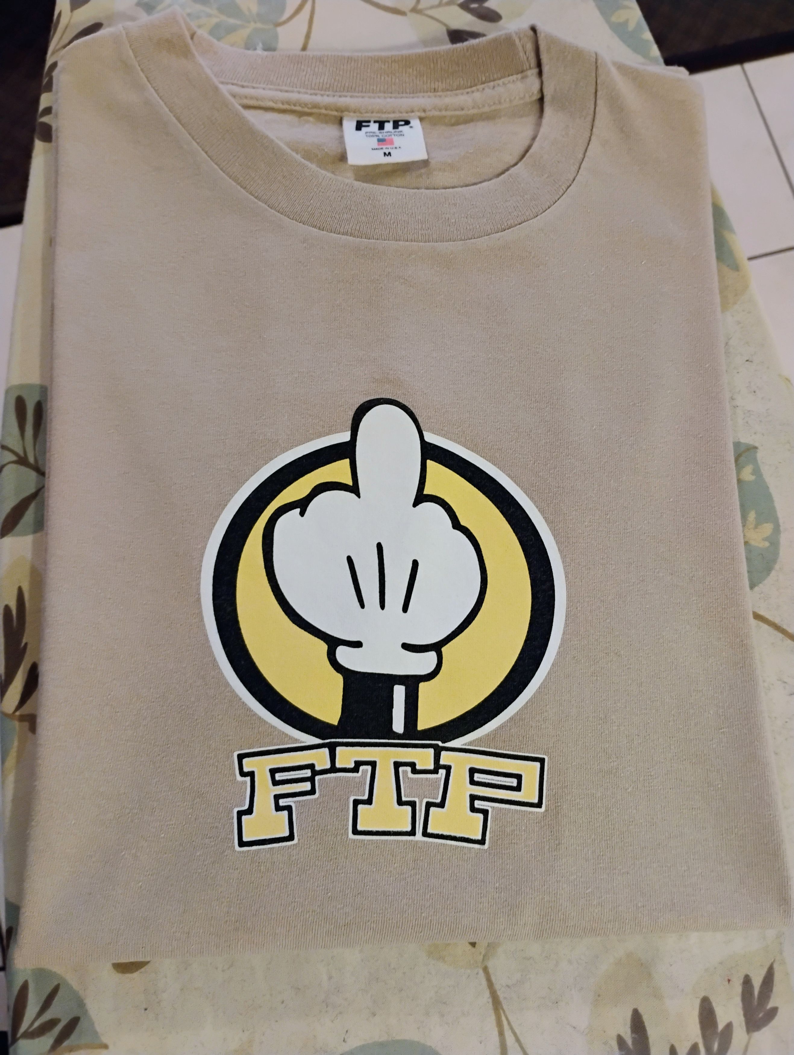Fuck The Population Middle Finger Tee Size US M / EU 48-50 / 2 - 1 Thumbnail