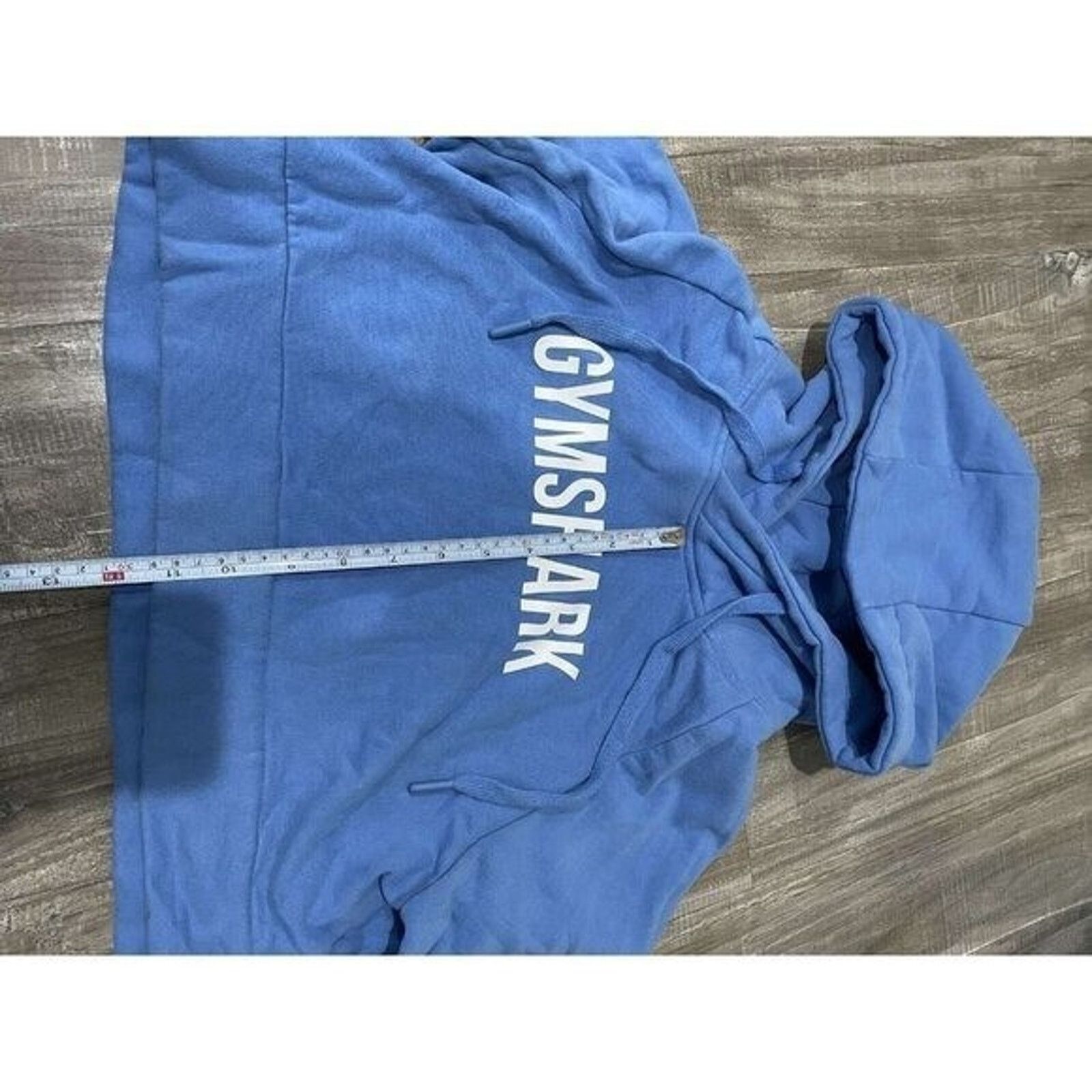 Gymshark Gymshark Women Cropped Hoodie Blue Y2K Size Small A001395 Size S / US 4 / IT 40 - 4 Thumbnail