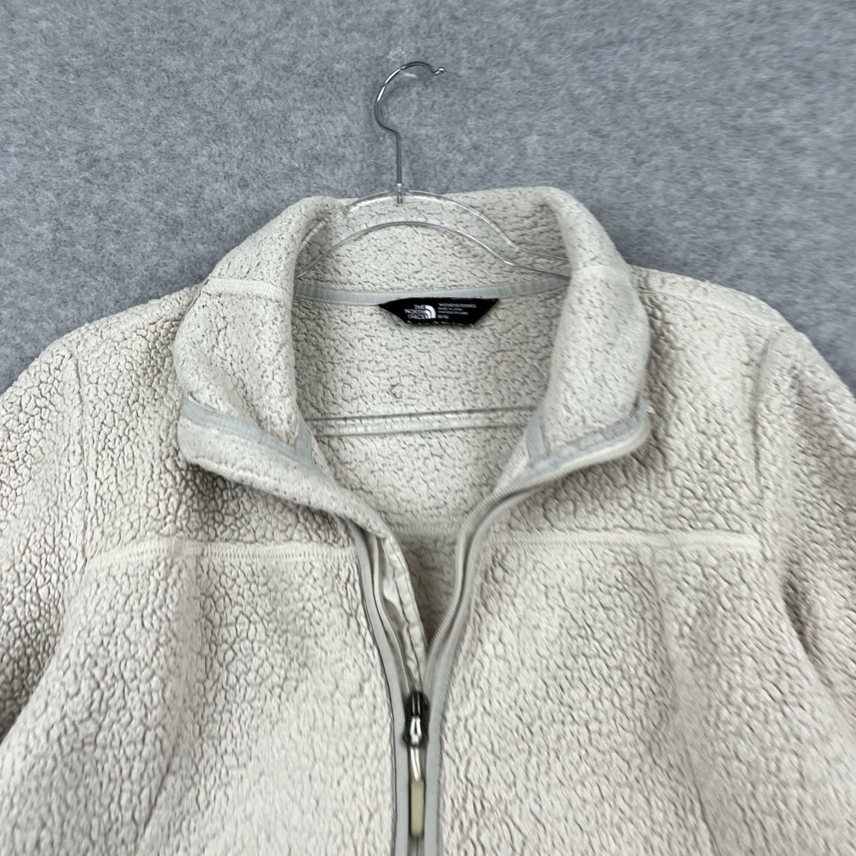 The North Face The North Face Women's Jacket M Beige Oatmeal Fleece Campshire Full Zip Regular Fit Size M / US 6-8 / IT 42-44 - 3 Thumbnail