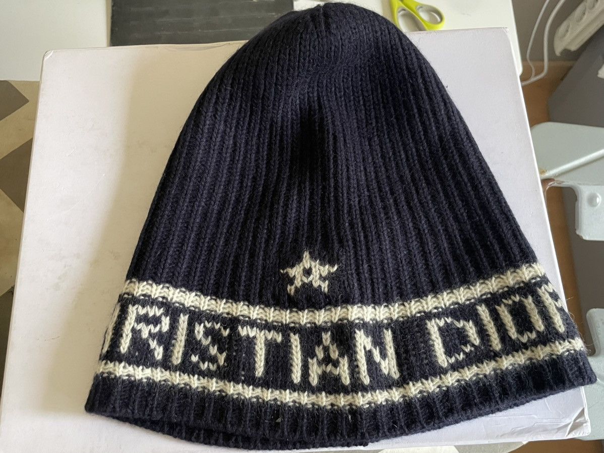 Dior CHRISTIAN DIOR WOOL CASHMERE BEANIE Size ONE SIZE - 1 Thumbnail