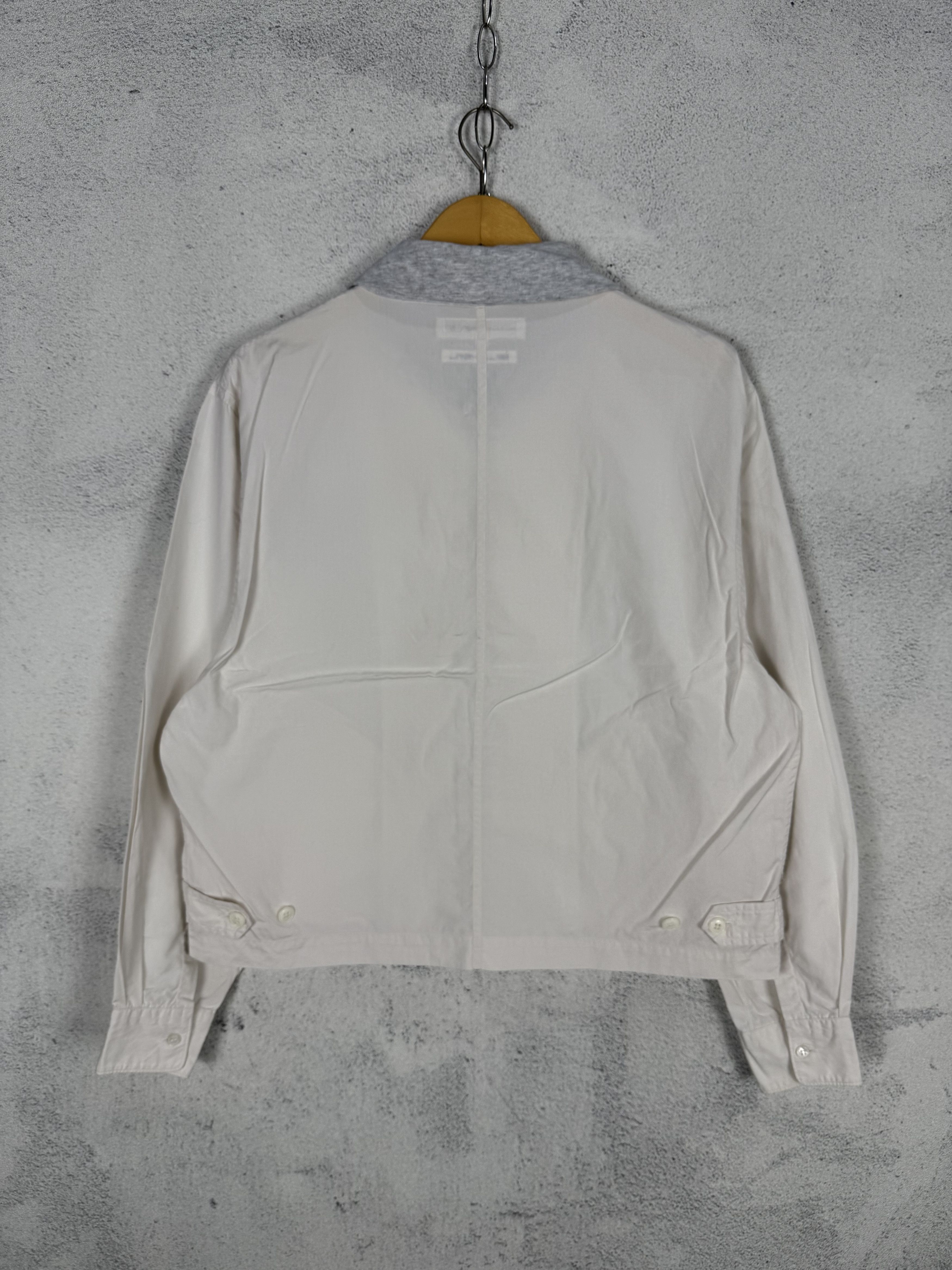 Comme des Garcons Comme Des Garcons Boxy White Jacket Size US M / EU 48-50 / 2 - 5 Thumbnail