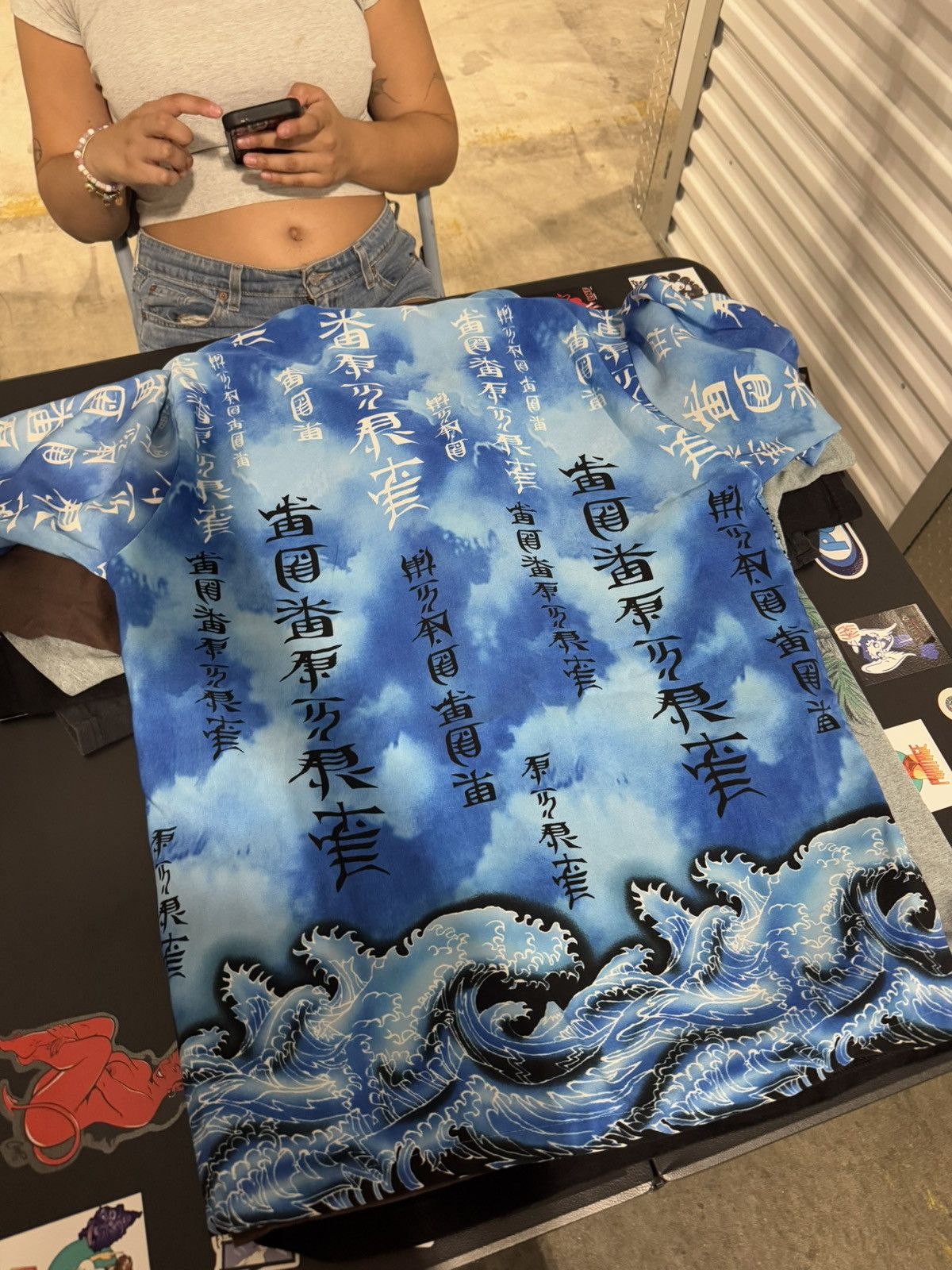 Other Y2K Vintae Chinese Waves Button Up XL Size US XL / EU 56 / 4 - 3 Thumbnail