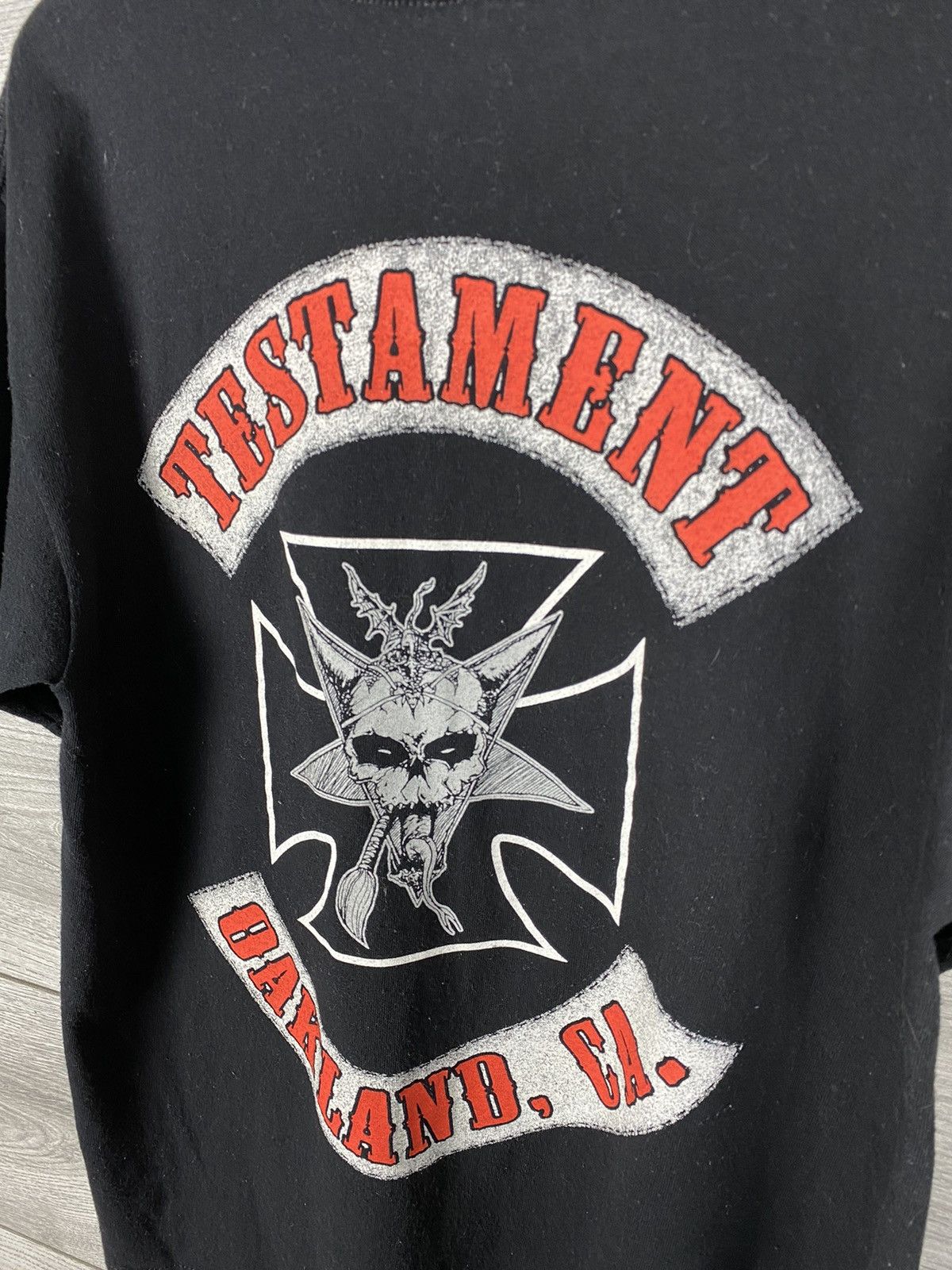 Band Tees Vintage Testament “Bay Area Thrashers” Flame Tee Size US M / EU 48-50 / 2 - 18 Thumbnail