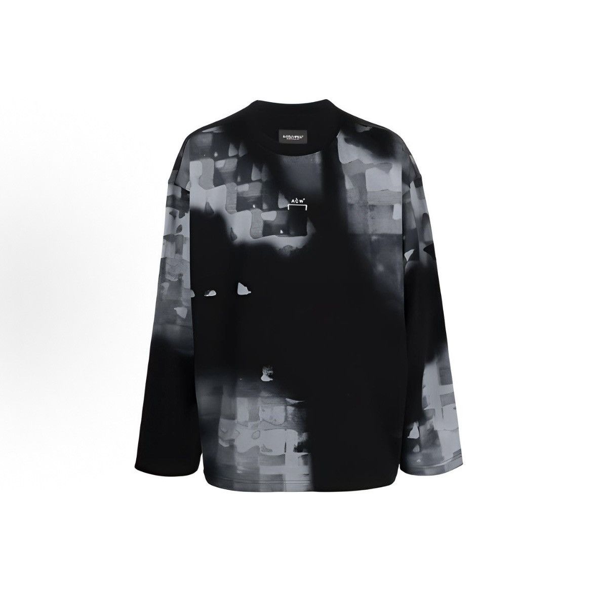 A-COLD-WALL* NWT Abstract Architectural Print Long Sleeve Tee - BLACK, M Size US M / EU 48-50 / 2 - 1 Thumbnail