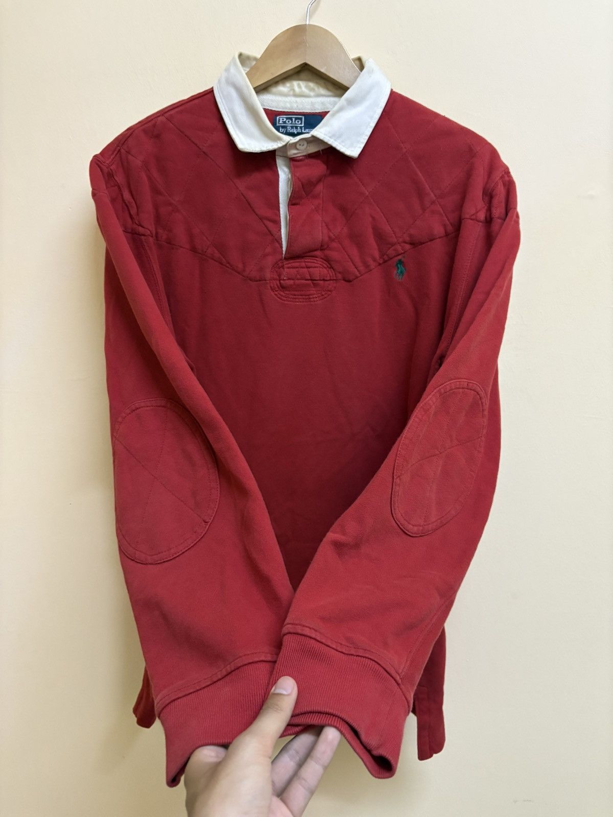 Polo Ralph Lauren Vintage 90s Polo Ralph Lauren RL Rugby Long Sleeve Size US XL / EU 56 / 4 - 4 Thumbnail