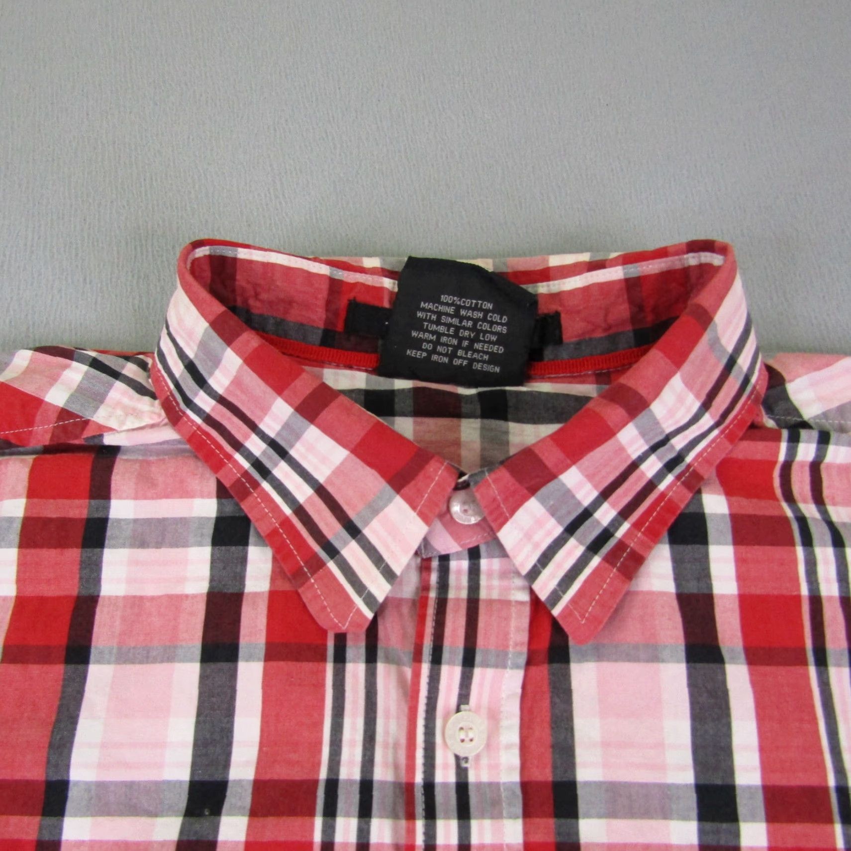 Southpole VINTAGE Southpole Shirt Mens XL Red Plaid Button-Up Casual Hip Hop Y2K Size US XL / EU 56 / 4 - 2 Thumbnail