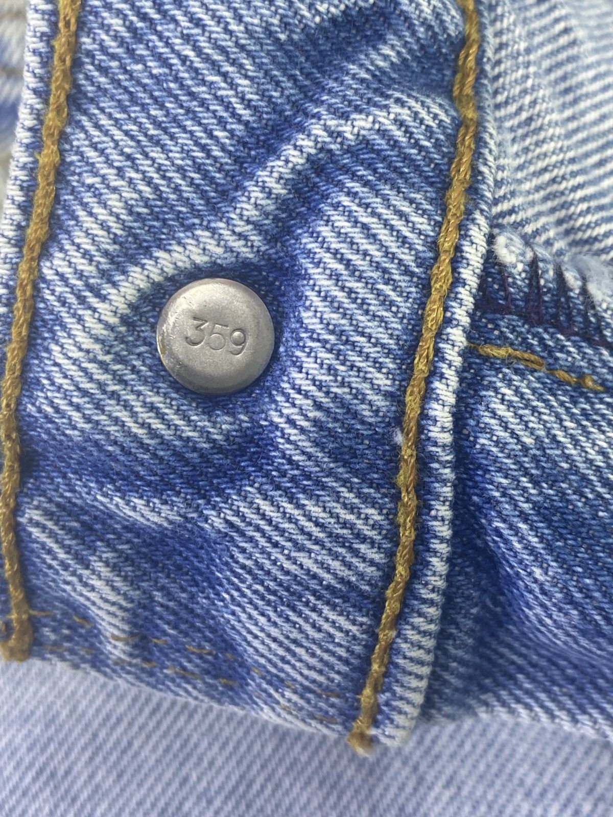 Jean × Levi's × Vintage Vintage Levis 310 Distress Blue Wash Jeans- J925 Size US 34 / EU 50 - 6 Thumbnail