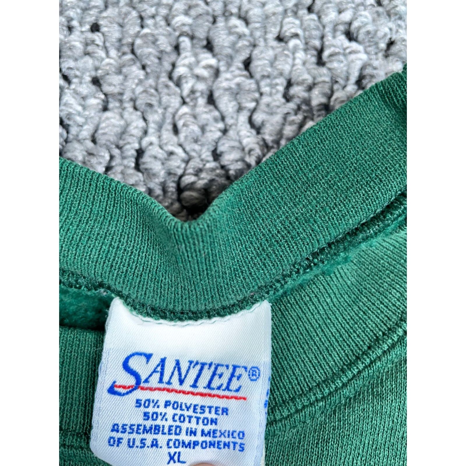 Vintage VINTAGE Santee Fishing Embroidered Sweatshirt Adult XL Green 50/50 Blend Crewneck Size US XL / EU 56 / 4 - 3 Thumbnail