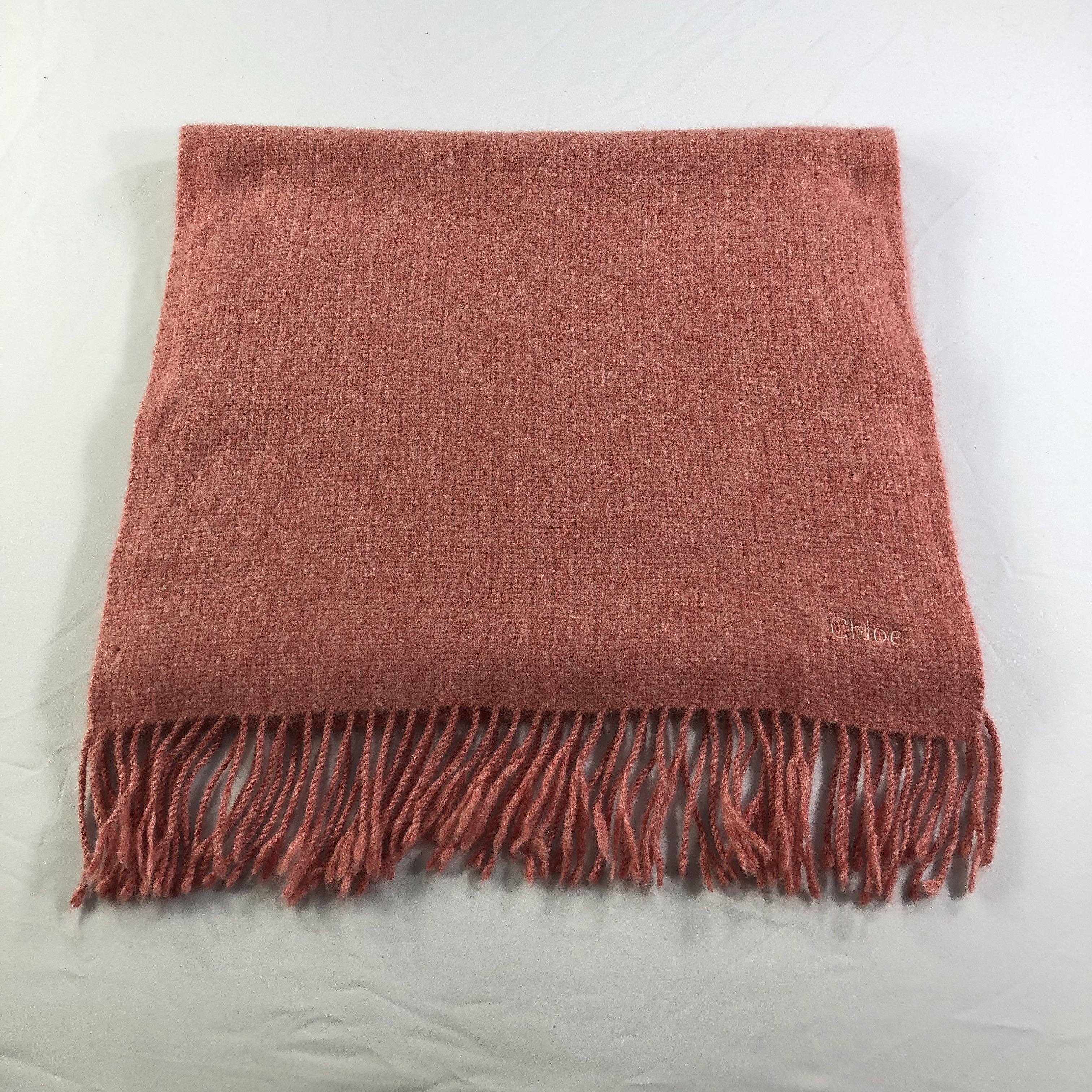 Japanese Brand Chloe Cashmere Scarf Muffler V1372 Size ONE SIZE - 2 Thumbnail