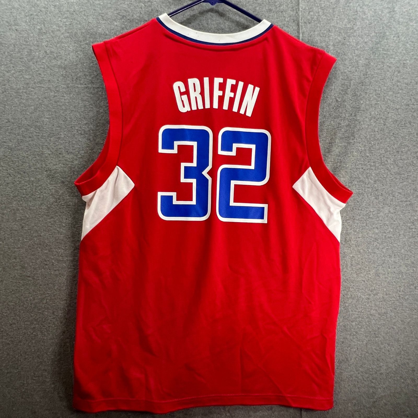 Adidas Adidas Los Angeles Clippers Griffin Shirt Adult Large Red Size US L / EU 52-54 / 3 - 2 Thumbnail