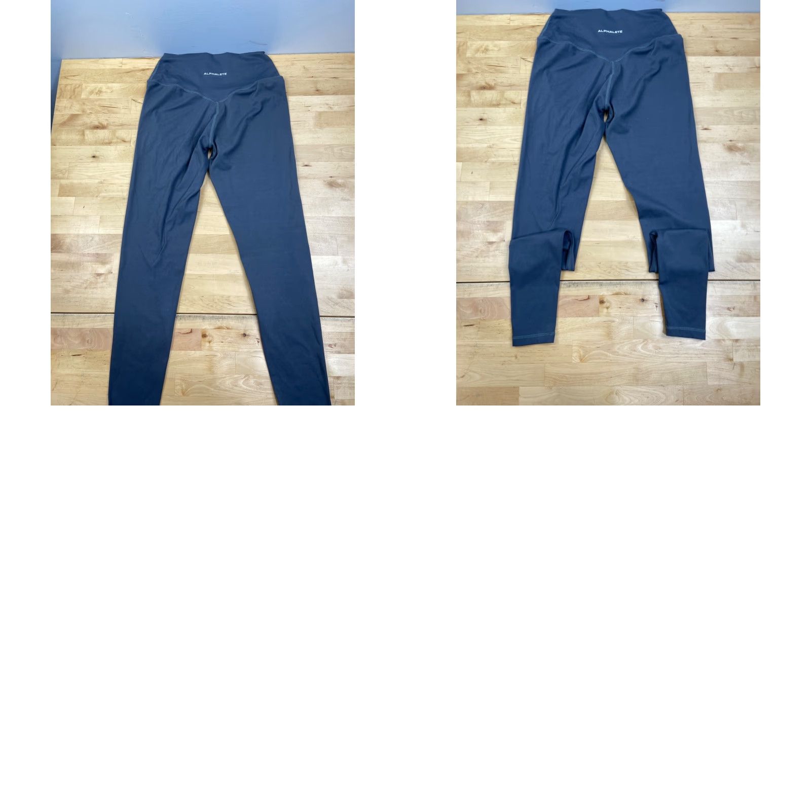 Vintage Alphalete Alphalux Leggings Womens XS Gray Activewear Gym Training Compression Seamless Stretch Logo Athleisure Sports Size 26" / US 2 / IT 38 - 8 Thumbnail