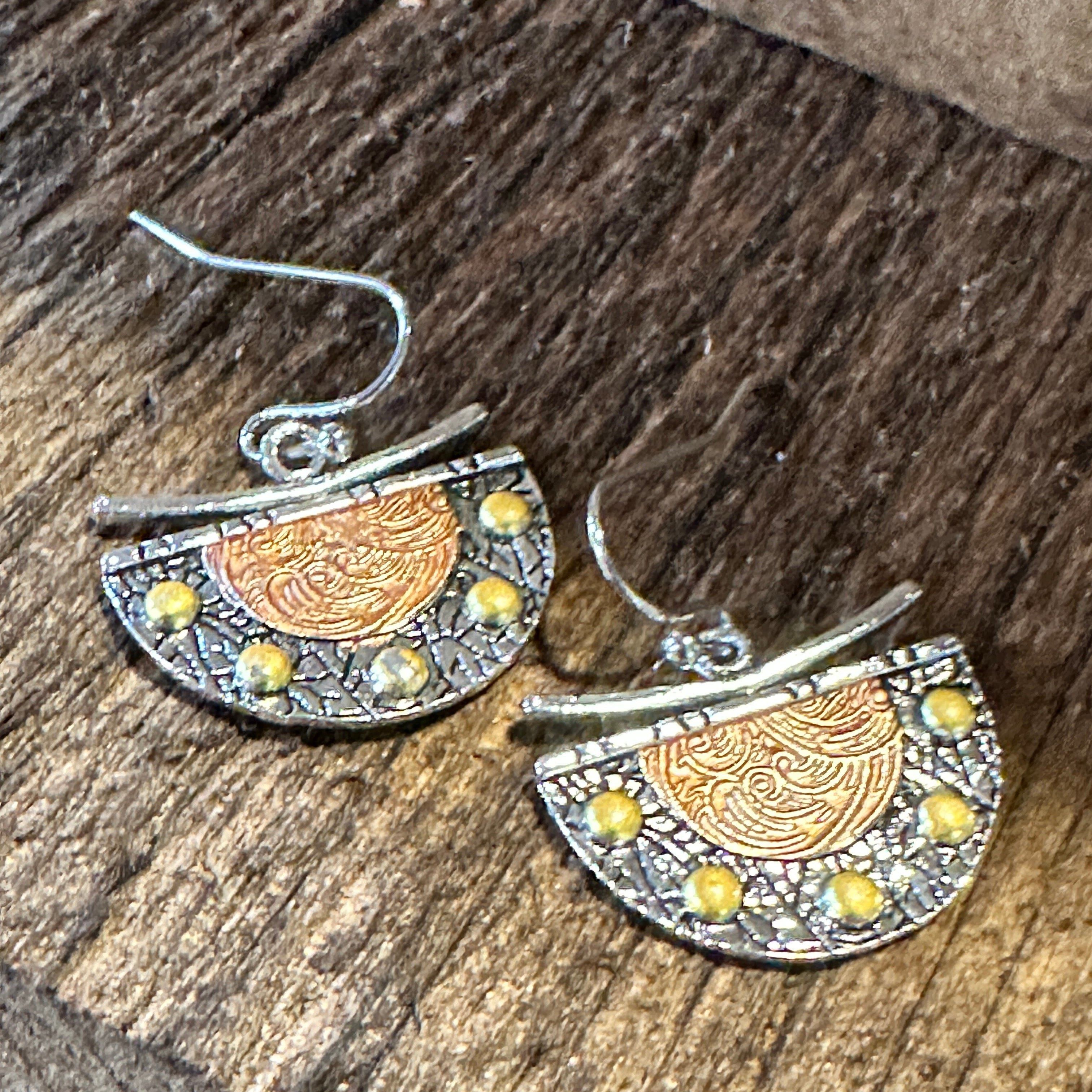 Other Handcrafted Bohemian Chic Copper Dangle Earring, Retro Ethni Size ONE SIZE - 5 Thumbnail