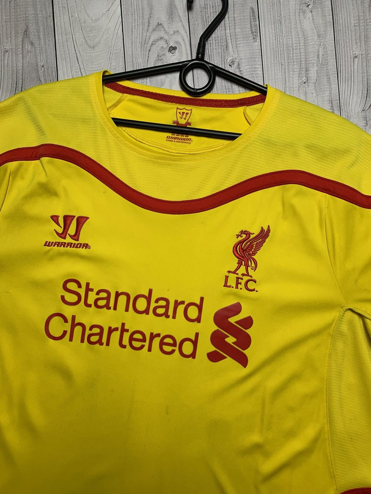 Vintage Vintage Liverpool soccer jersey yellow rare XXXL Size US XXL / EU 58 / 5 - 2 Thumbnail