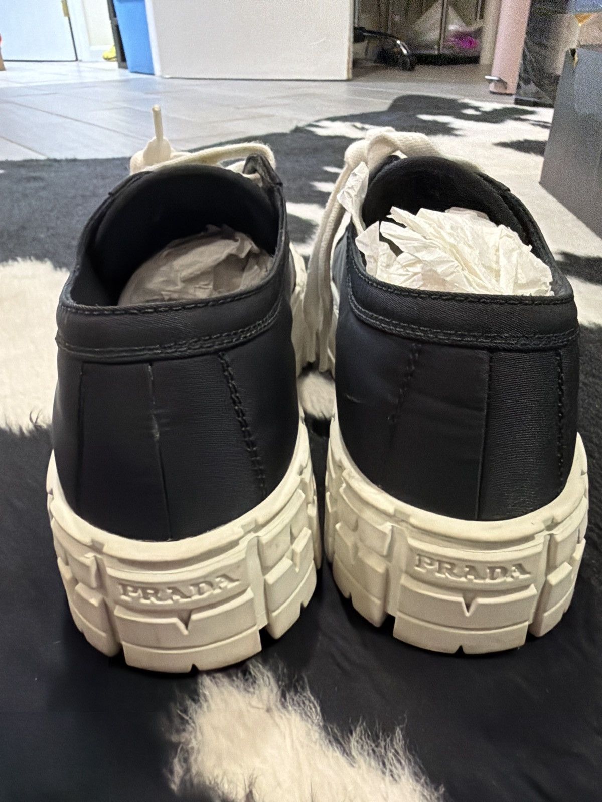 Prada Prada platform nylon sneakers Size US 9.5 / IT 39.5 - 10 Thumbnail