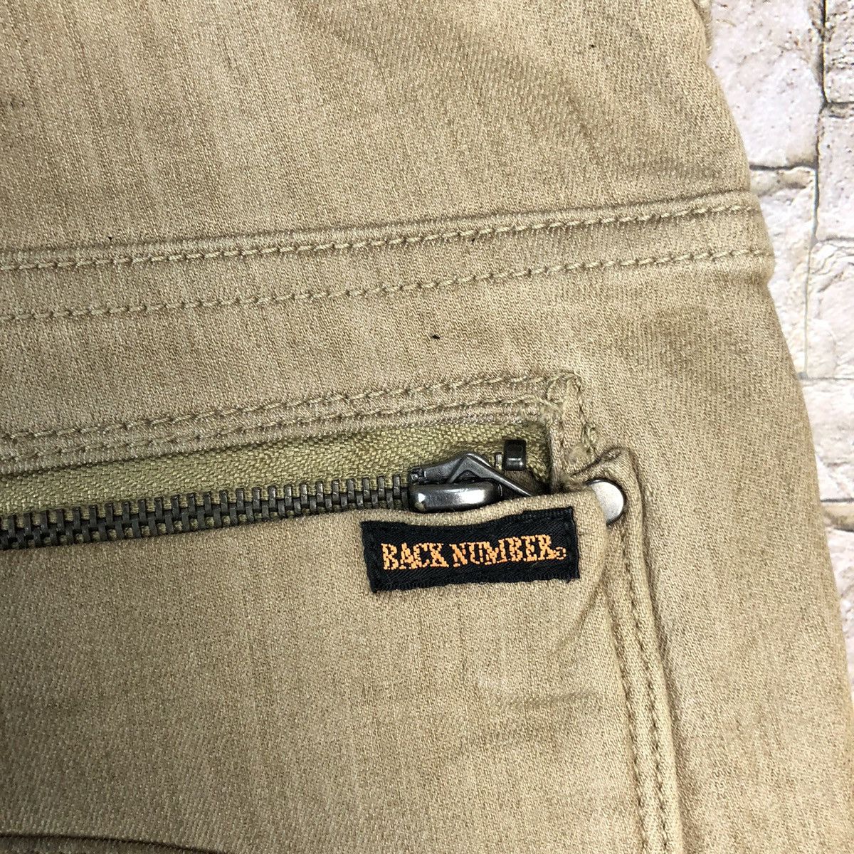 Japanese Brand Back Number Brown Cargo Multipocket Pants #A1155 Size US 32 / EU 48 - 17 Thumbnail
