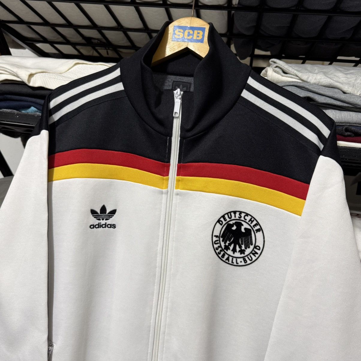 Vintage Vintage adidas germany world cup track top Size US L / EU 52-54 / 3 - 9 Thumbnail