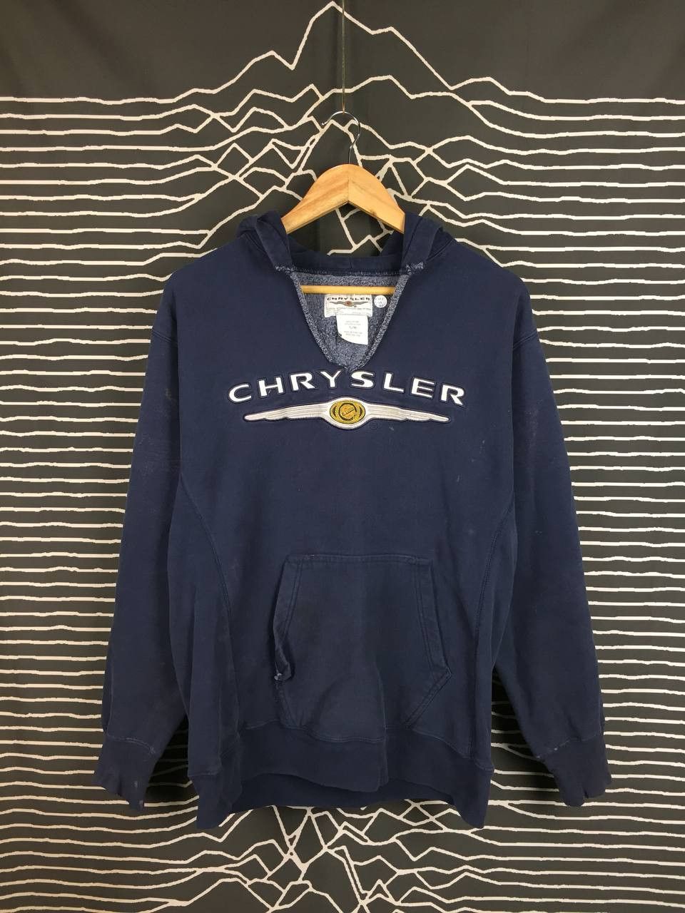 Vintage Distressed DaimlerChrysler Automotive Racing Pullover Hoodie Size US M / EU 48-50 / 2 - 2 Thumbnail