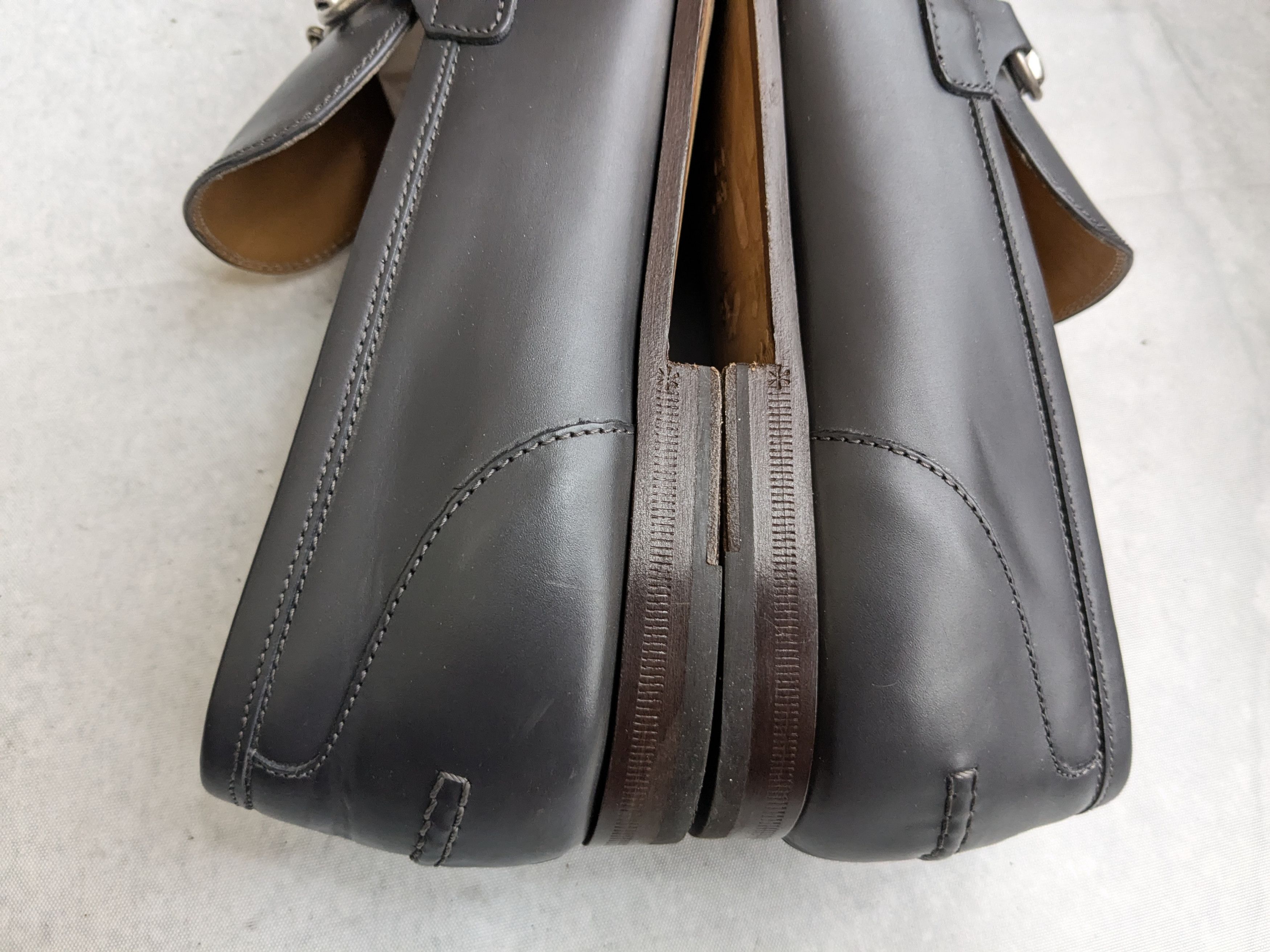 Gucci Gucci Horsebit Loafers Gray 10 Leather Size US 10 / EU 43 - 10 Thumbnail