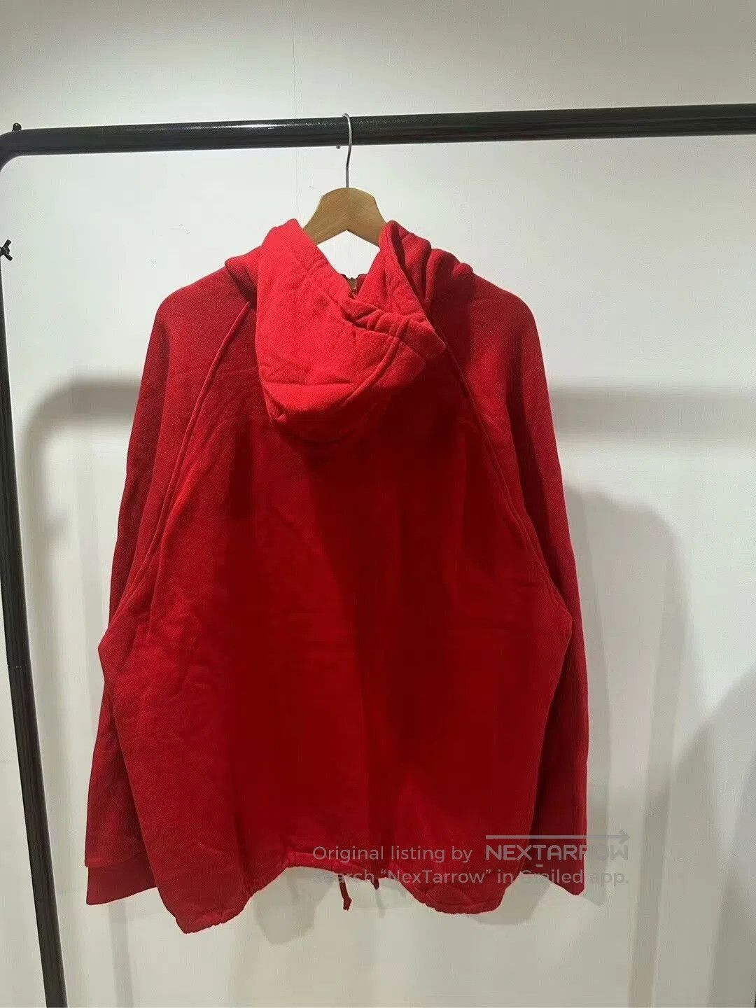 Gucci gucci red half-zip logo hooded sweatshirt. Size US XL / EU 56 / 4 - 2 Thumbnail