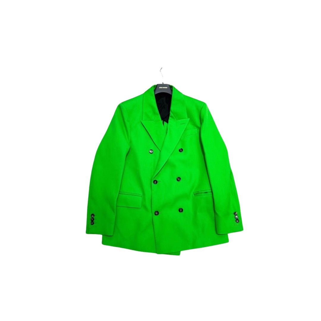 Bottega Veneta Bottega Veneta Green Double Breasted Wool jacket Size 50R - 1 Thumbnail