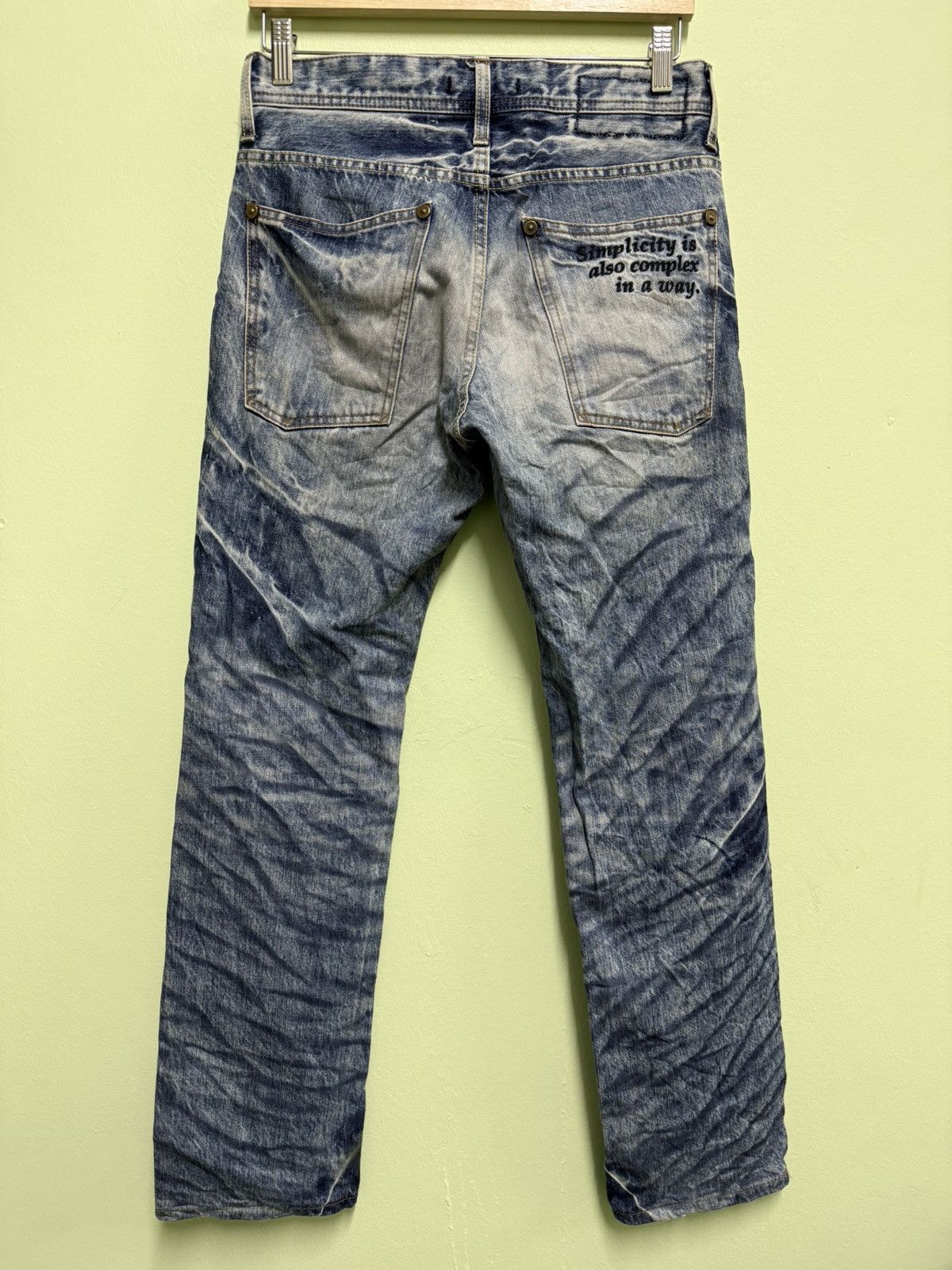 Japanese Brand Very Rare Blue Way Japanese Jeans Size US 31 - 6 Thumbnail