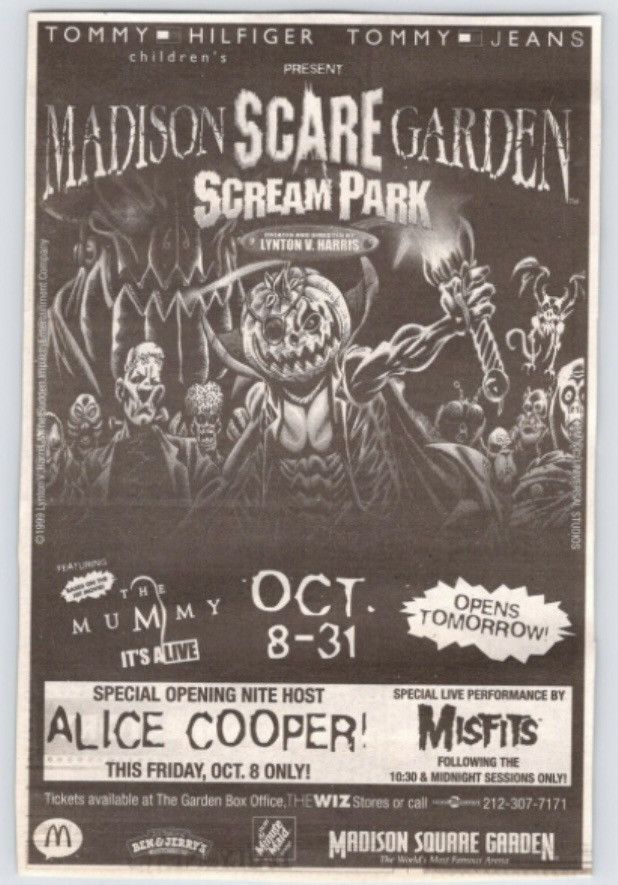 Band Tees × Starter × Vintage Vintage 99’ Madison Square Garden Scream Park Size US M / EU 48-50 / 2 - 13 Thumbnail