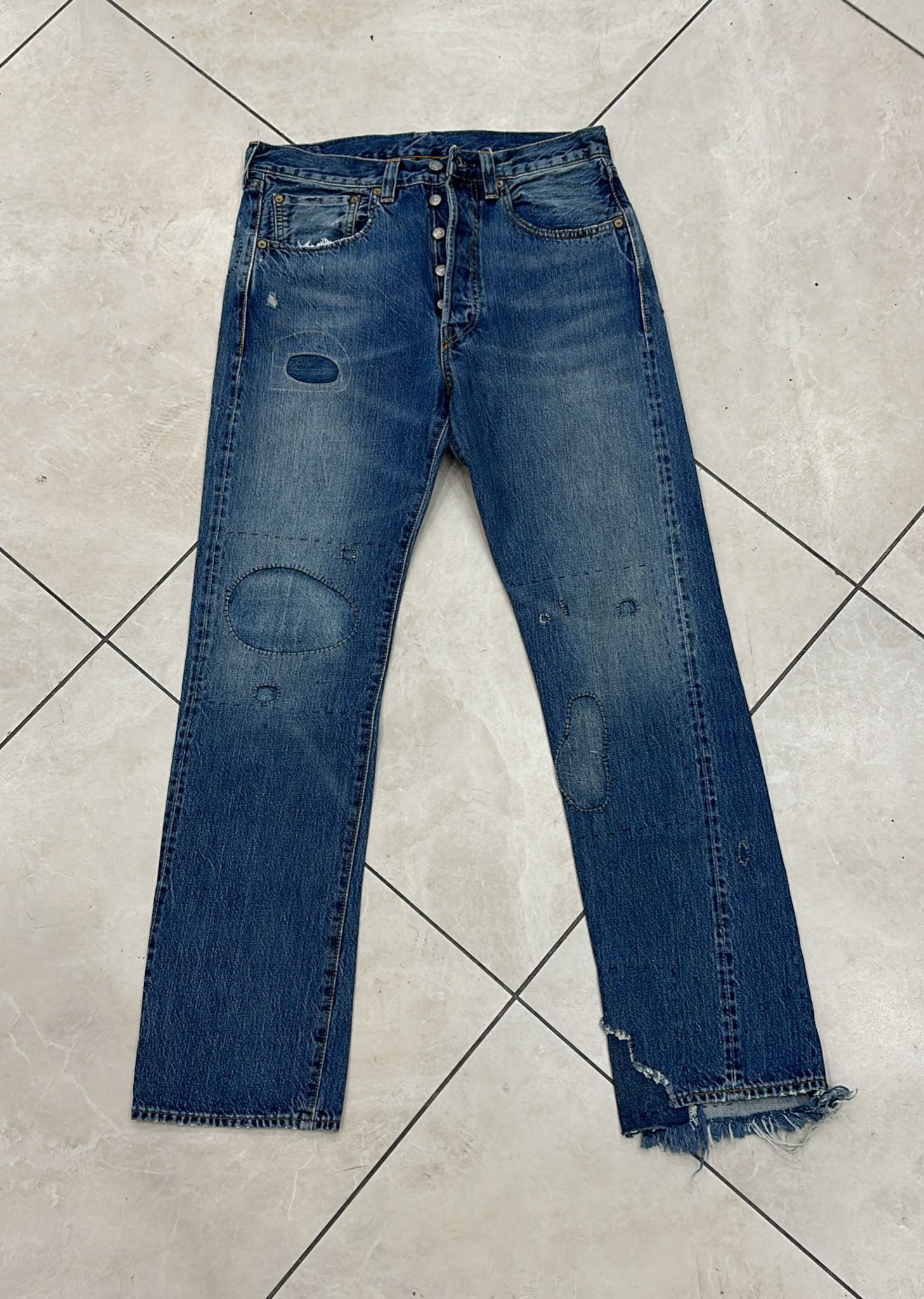 Levi's Vintage Clothing LVC Levi's Vintage Clothing 1947 501XX BigE Selvedge Jeans Size US 32 / EU 48 - 1 Thumbnail