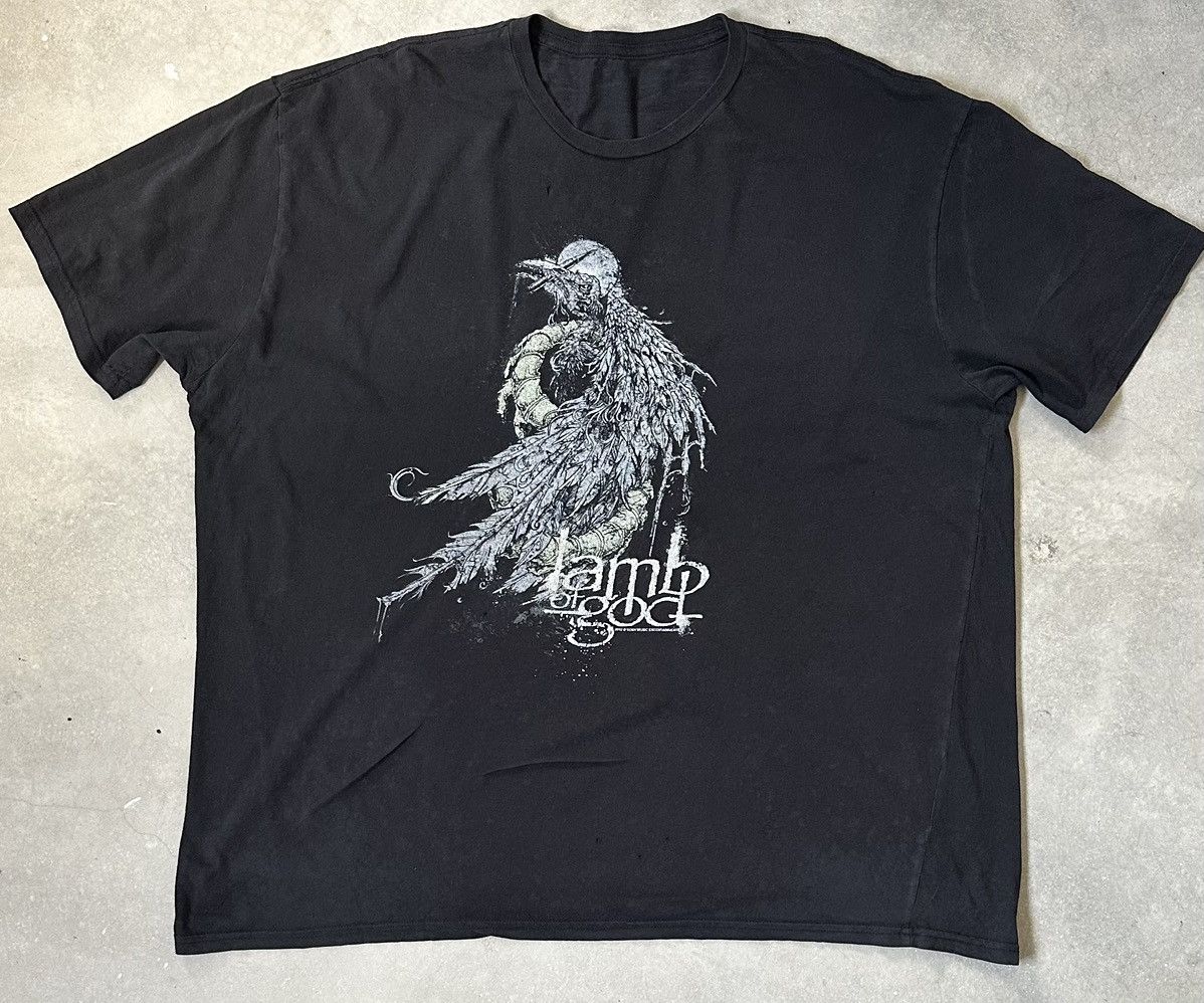 Band Tees VINTAGE LAMB OF GOD GROOVE METAL BAND TEE Size US XXL / EU 58 / 5 - 1 Thumbnail