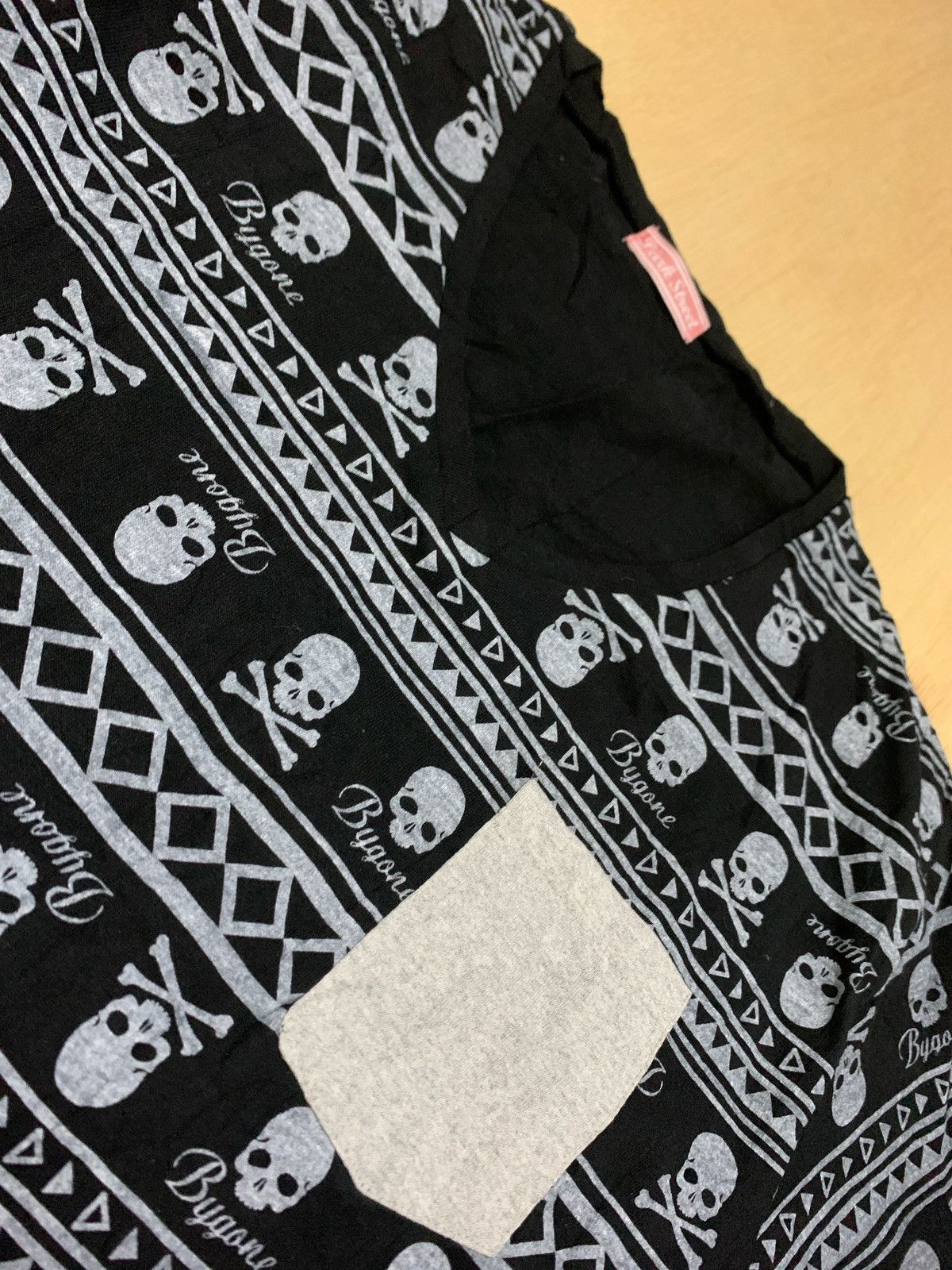 Hysteric Glamour × If Six Was Nine × Japanese Brand Vintage Bygone Skull Pull Print tshirt Size US XL / EU 56 / 4 - 5 Thumbnail