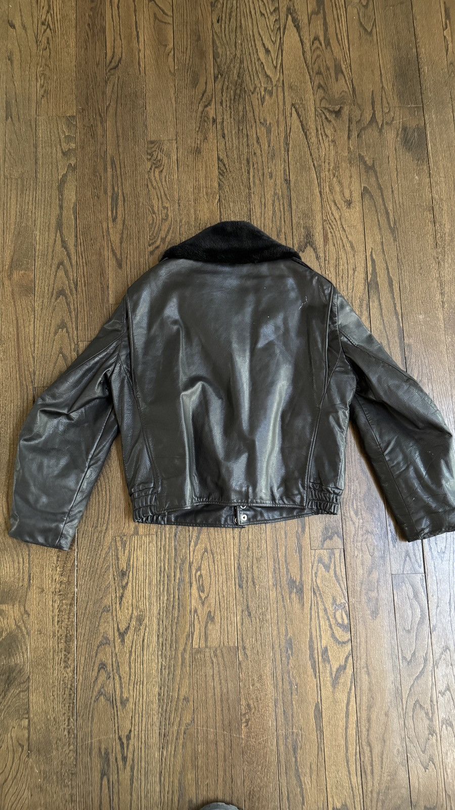 Vintage Vintage Leather Bomber Jacket Size US M / EU 48-50 / 2 - 3 Thumbnail