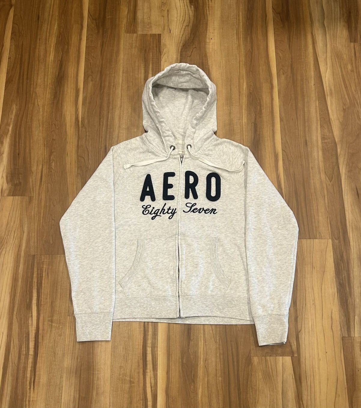 Aeropostale Aero Eighty Seven Zip Up Hoodie Size L / US 10 / IT 46 - 1 Thumbnail