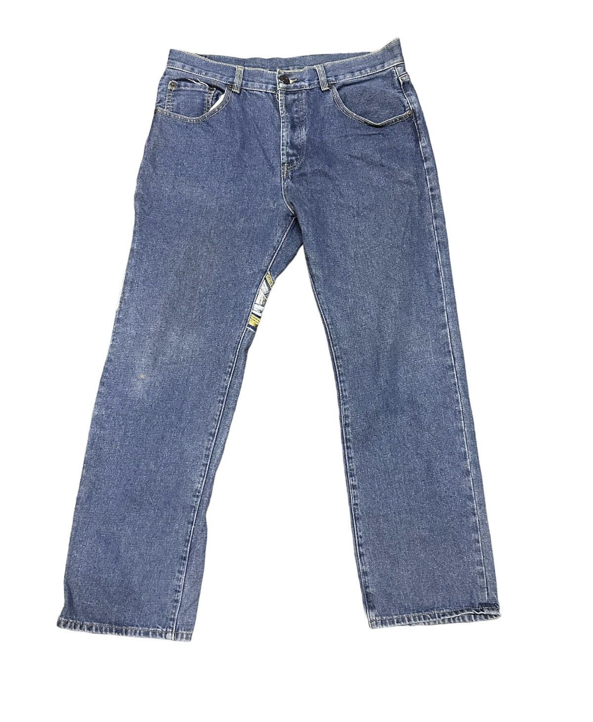 Japanese Brand Svgoi koi fish embroidery denim Size US 34 / EU 50 - 2 Thumbnail