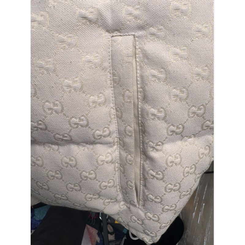 Gucci Gucci White Full Zip Puffer Hooded Vest Jacket Size 50 Size XL / US 12-14 / IT 48-50 - 21 Thumbnail