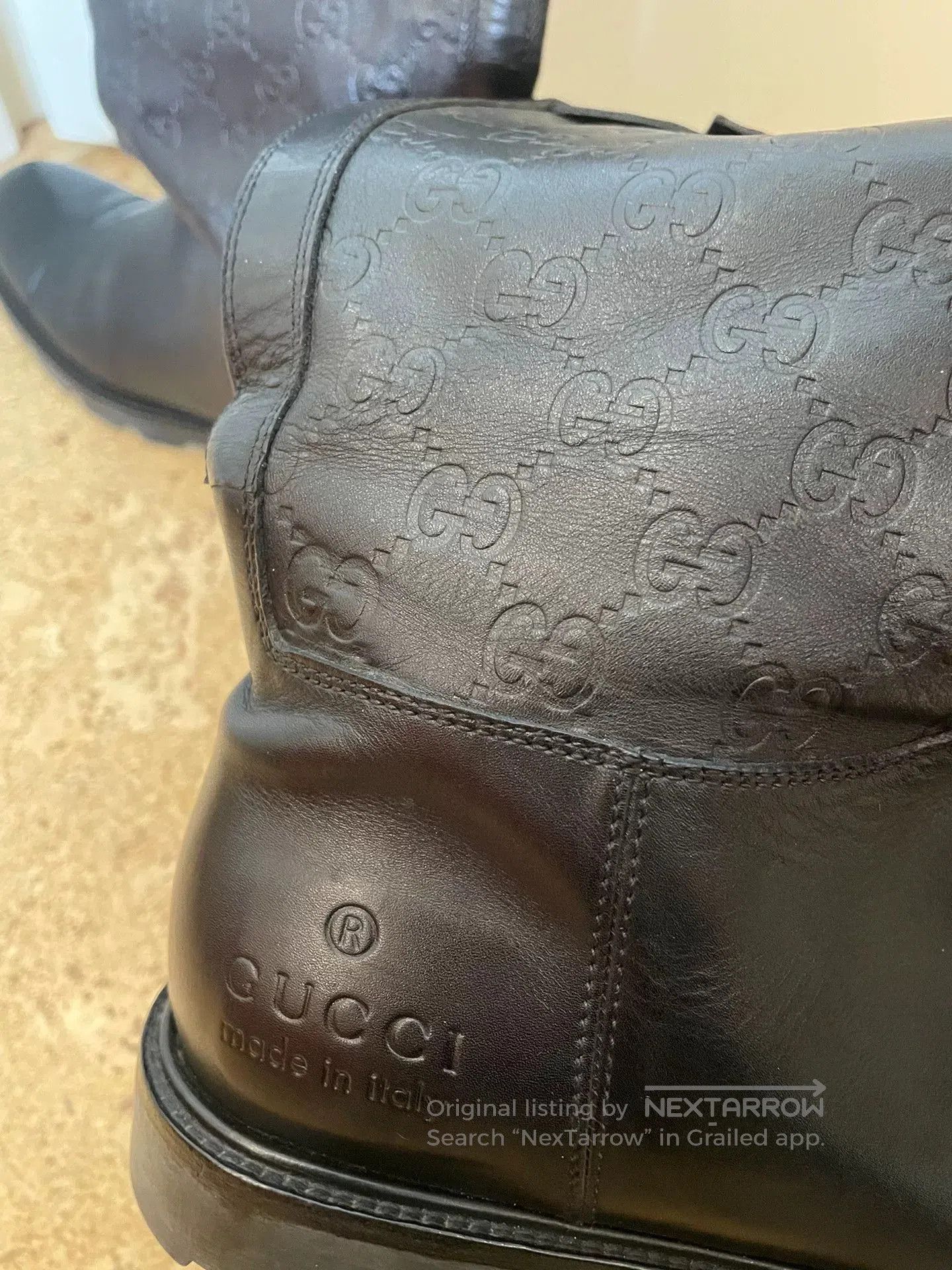 Gucci Gucci Leather Boots Size 37.5. Size US 6.5 / IT 36.5 - 4 Thumbnail