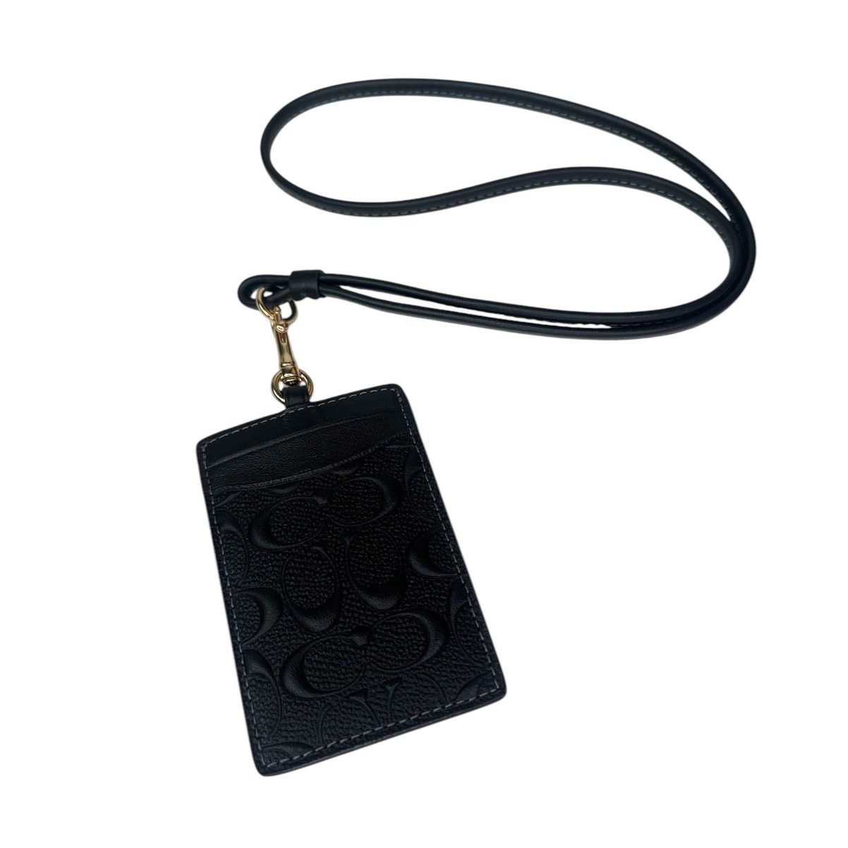 Coach Coach Black Lanyard ID Holder Size ONE SIZE - 1 Thumbnail