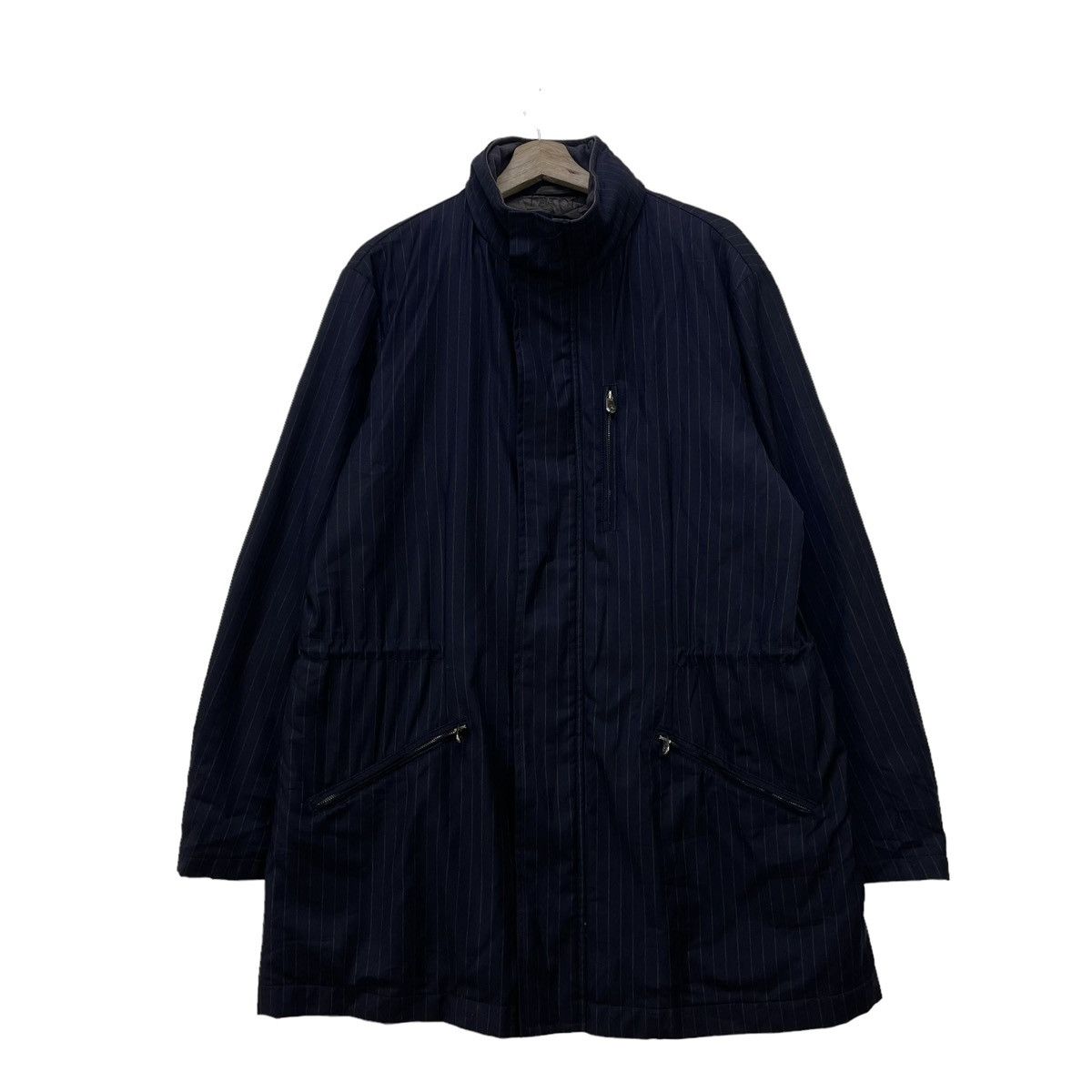 Armani Collezioni 💥Italian Designer Armani Colleztion Stripe Jacket Size US M / EU 48-50 / 2 - 1 Thumbnail