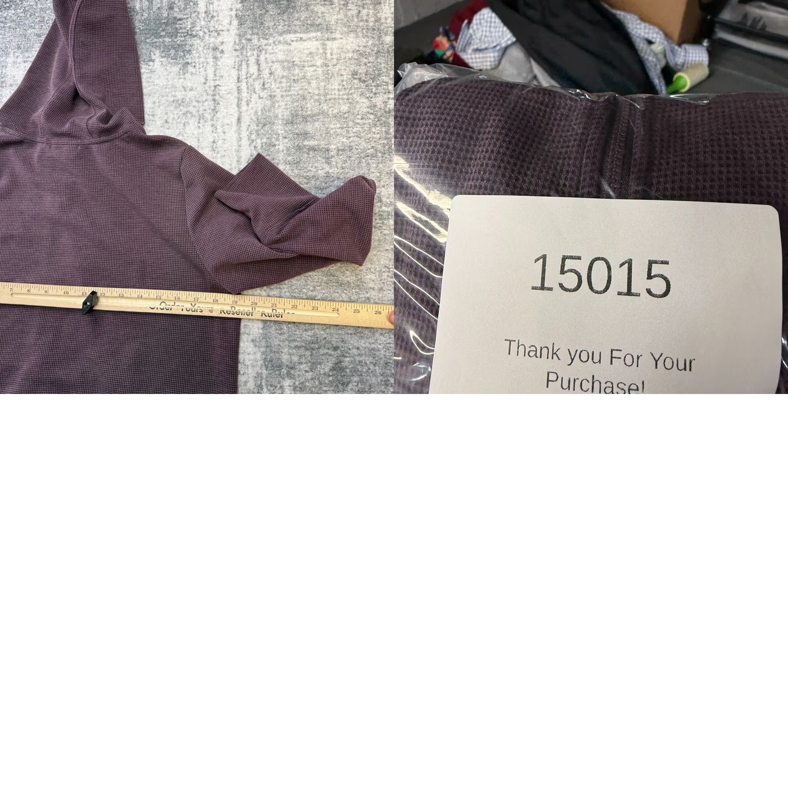 Vintage L.L. Bean Jacket Womens Medium Eggplant Mountainside Micro Waffle Jacket Hiking Size L / US 10 / IT 46 - 8 Thumbnail
