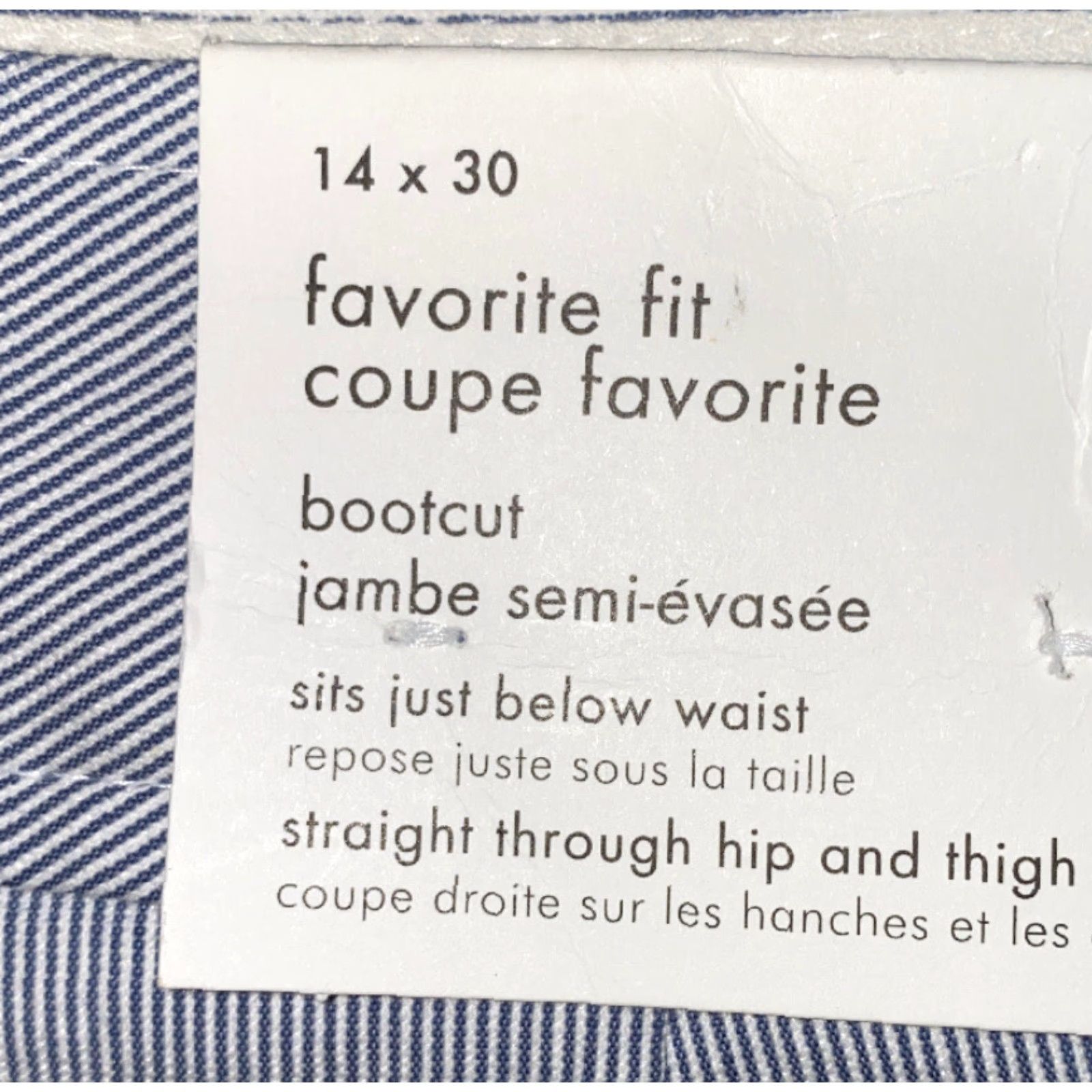 Calvin Klein Calvin Klein Womens Favorite Fit Pinstriped Blure/White Pants Size 14 X 30 NEW Size 36" / US 14 / IT 50 - 5 Thumbnail