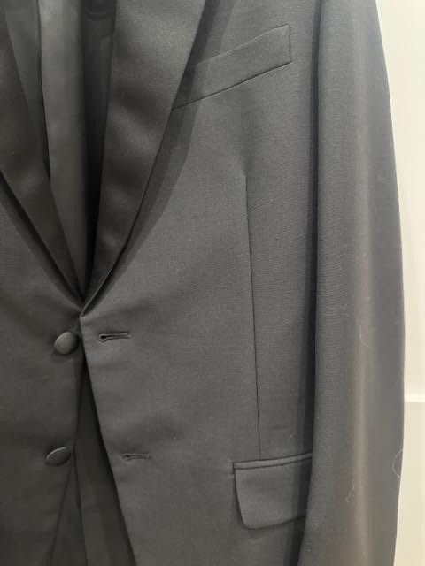 Prada Prada single breasted black suit with satin lapel Size 48R - 11 Thumbnail