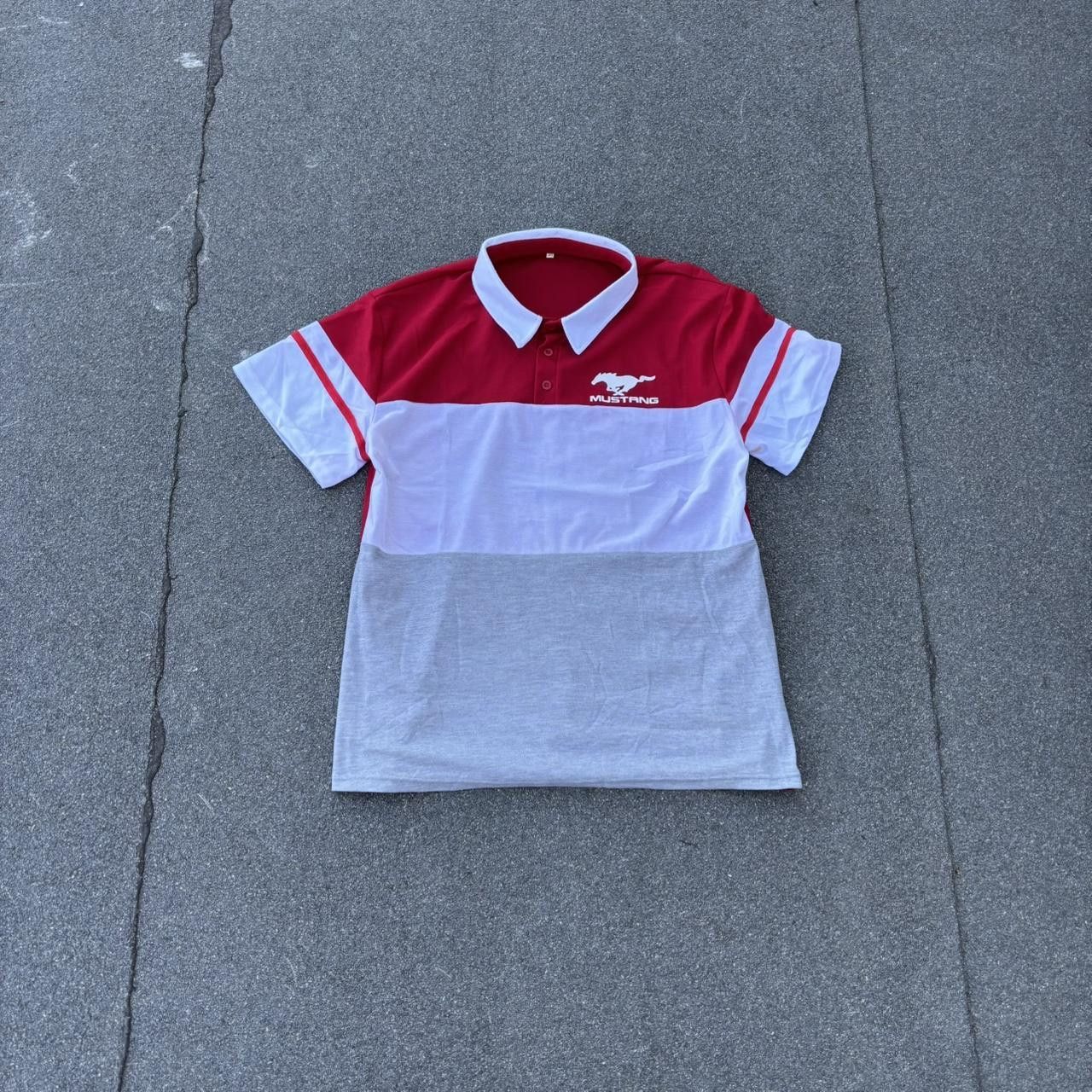 Japanese Brand × Mustang × Vintage Vintage y2k 90s Mustang polo shirt Size US XXL / EU 58 / 5 - 1 Thumbnail