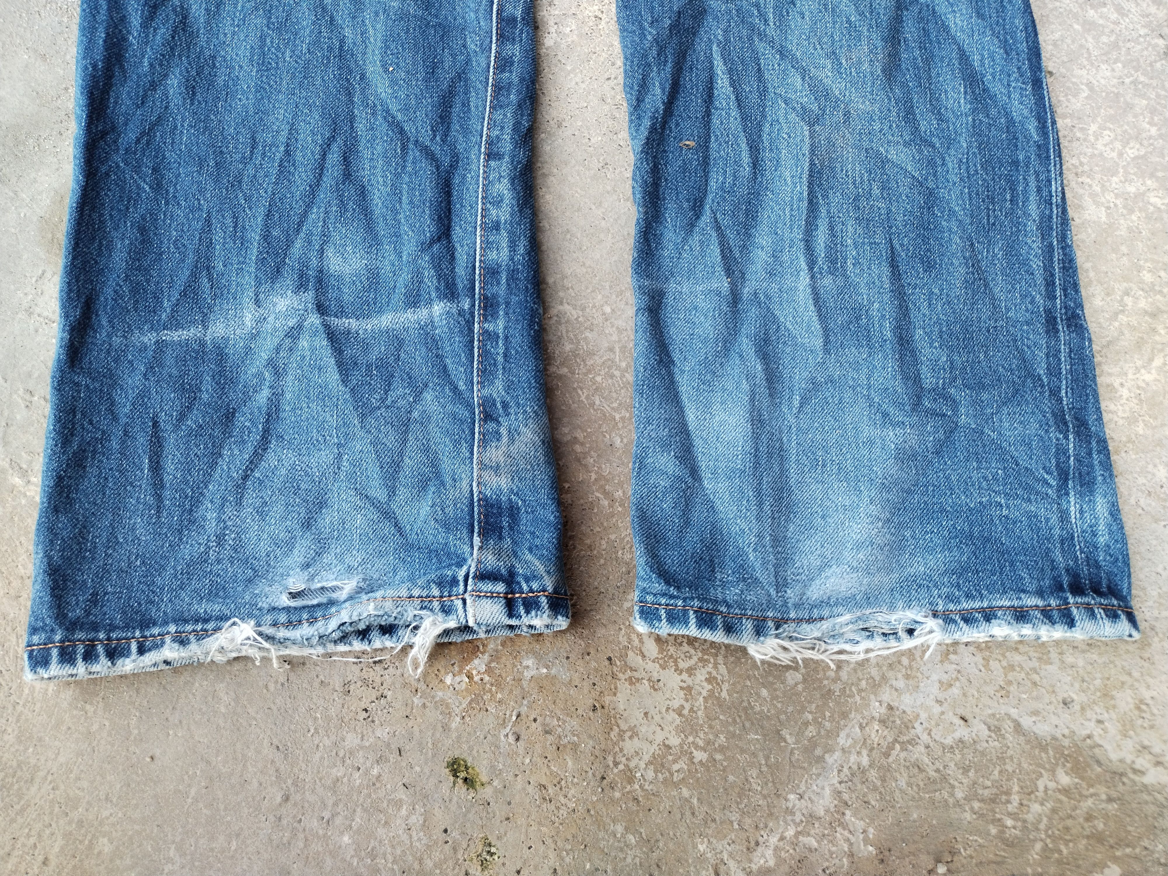Stussy Vintage Stussy Selvedge Distressed Jeans RARE Punk Size 36" / US 14 / IT 50 - 14 Thumbnail