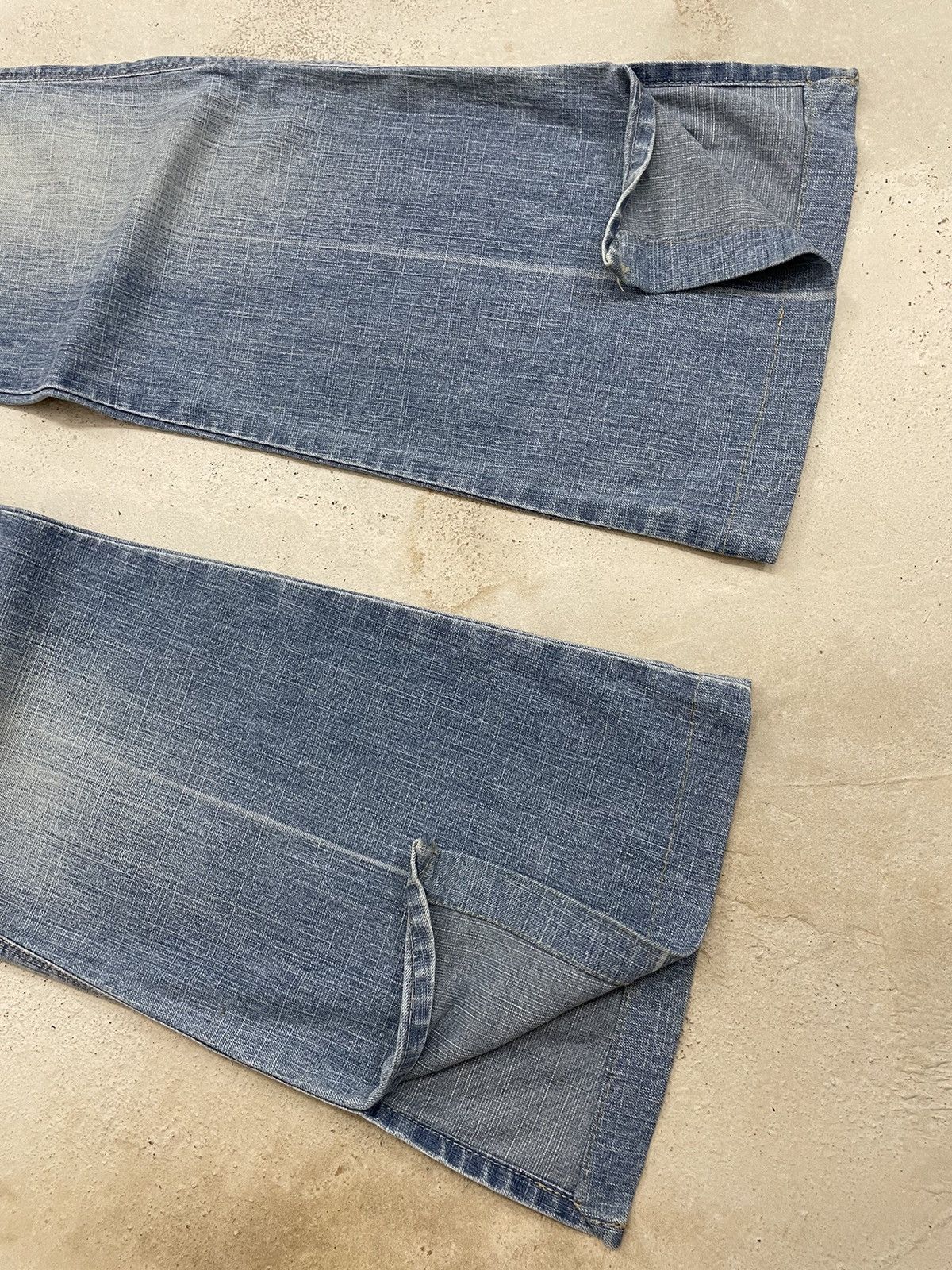 Designer Marithe Francois Girbaud Flare Denim Pants Size US 27 - 7 Thumbnail