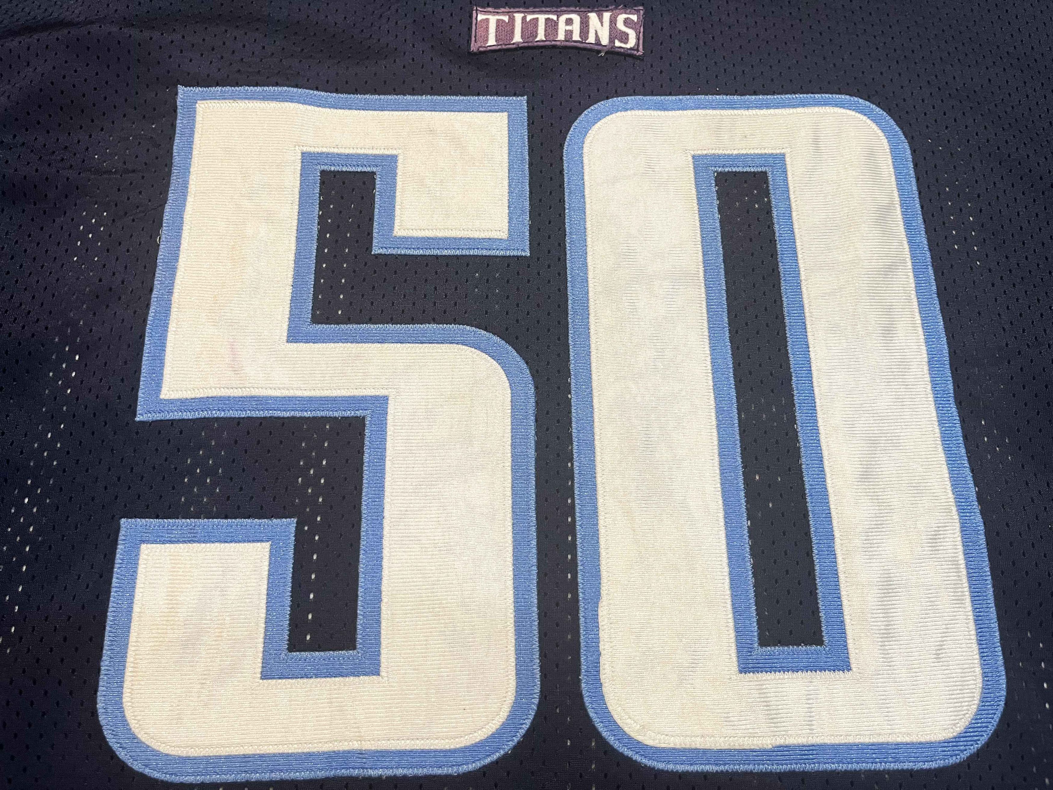 NFL × Reebok Reebok On Field NFL Tennessee Titans THORNTON #50 Jersey Size US XL / EU 56 / 4 - 2 Thumbnail