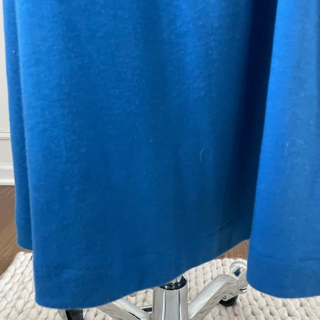 Vintage Vintage 80s Peppertree Cobalt Blue Polo Midi Dress 7 S Size S / US 4 / IT 40 - 4 Thumbnail