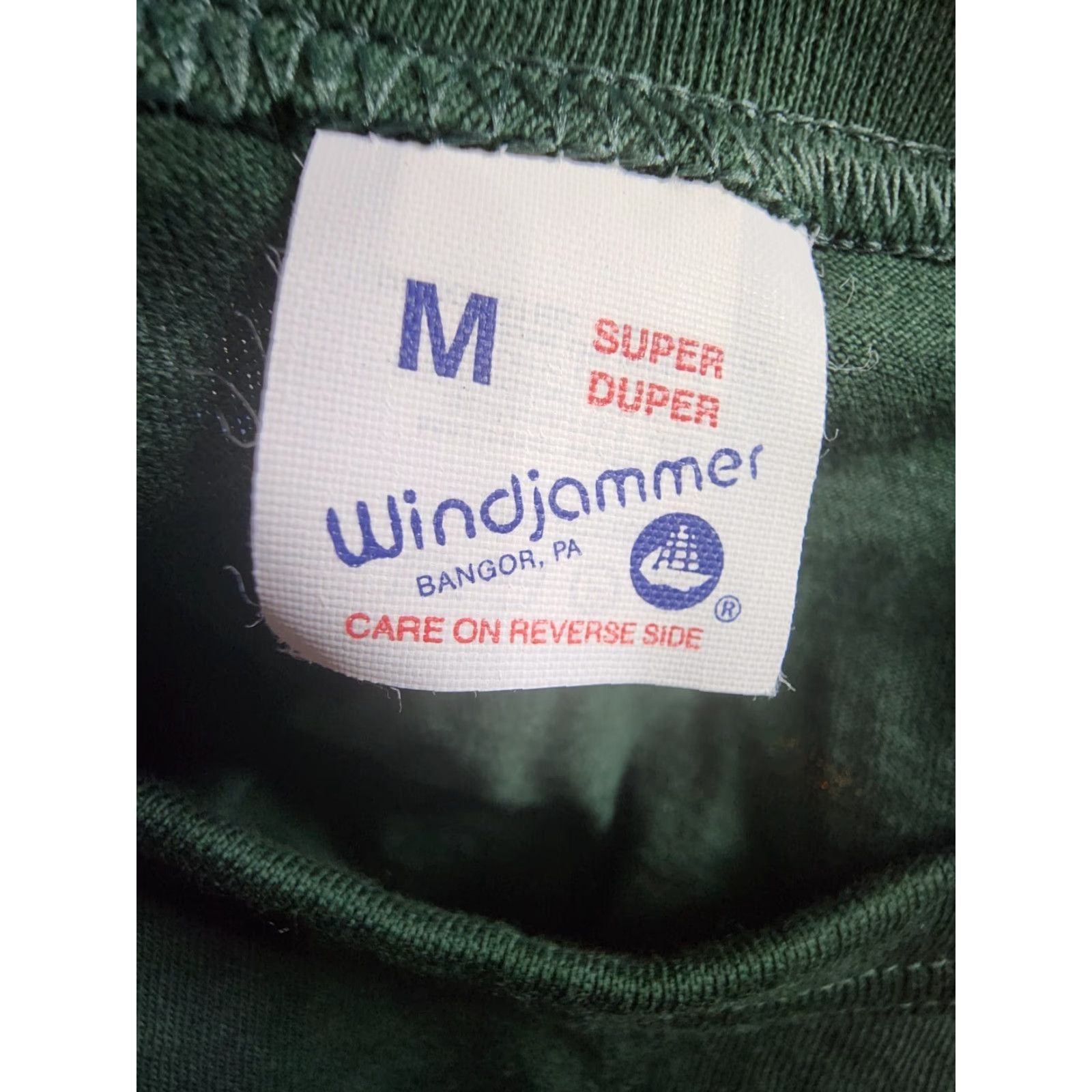 Vintage Vintage Union Line Mens T-Shirt 93 AFSCME Union Made Double-Sided Green Cotton Crew Neck M USA Size US M / EU 48-50 / 2 - 8 Thumbnail