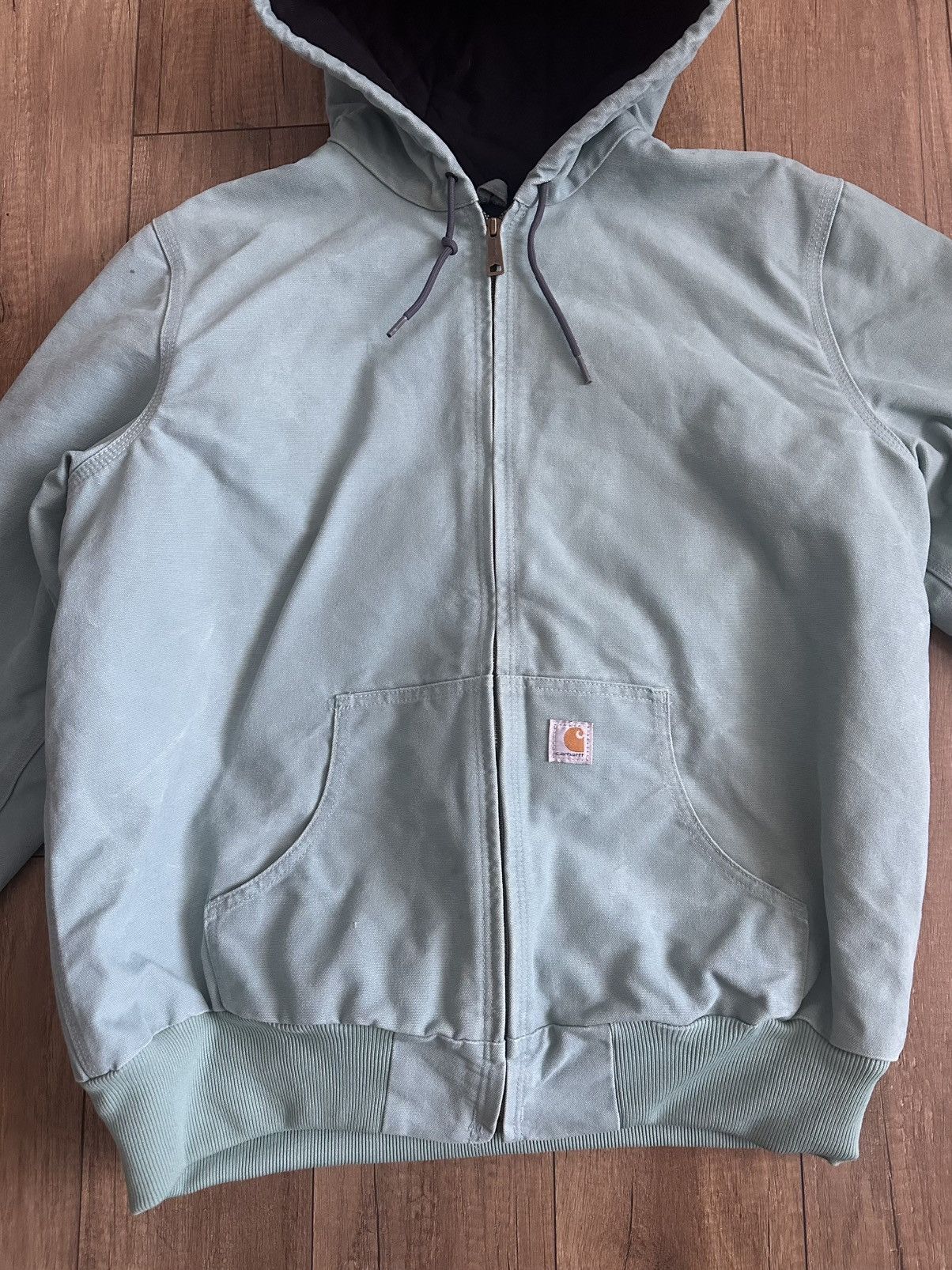 Carhartt Carhartt Active Zip Hooded Jacket Bomber 90s Size US L / EU 52-54 / 3 - 5 Thumbnail