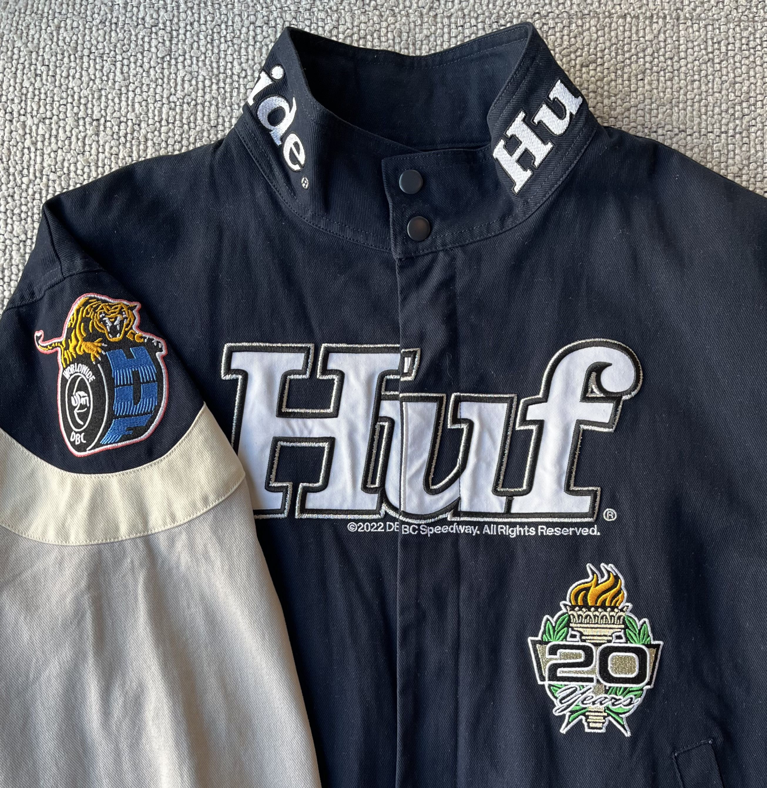 Huf Men’s HUF Daytona Racing Jacket - Medium Size US M / EU 48-50 / 2 - 4 Thumbnail