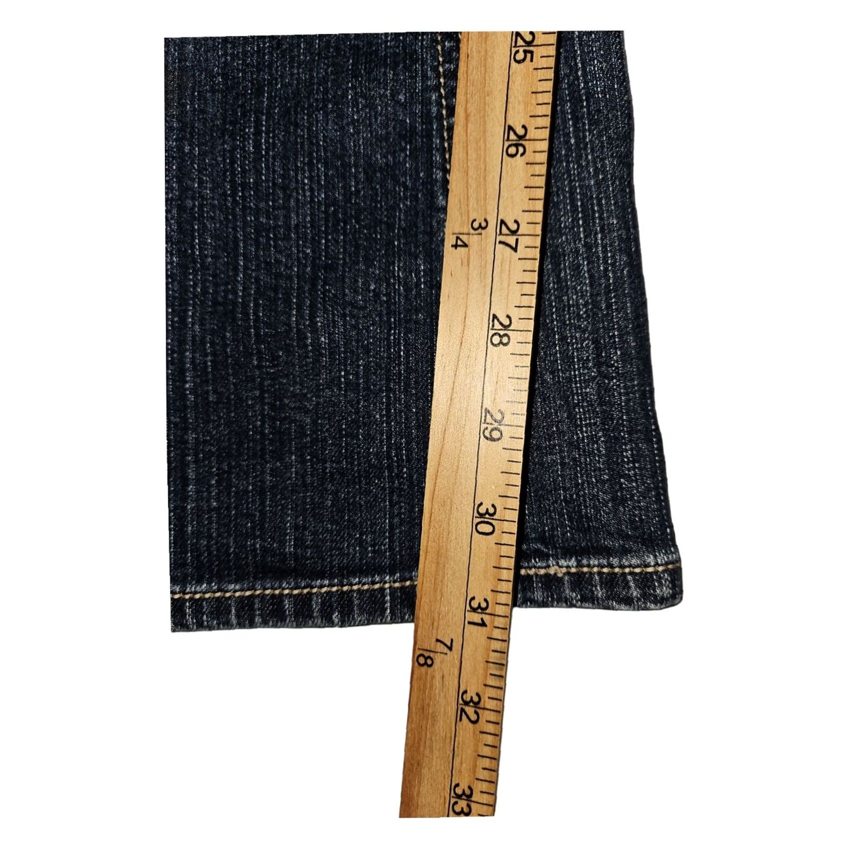 Tommy Hilfiger Tommy Hilfiger 90s Boot Cut Denim Jeans Women - Low Rise Size 10L - Dark Blue Size 32" / US 10 / IT 46 - 5 Thumbnail