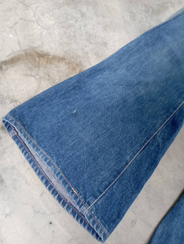 Tornado Mart Super Flare Jeans Vintage 70's Talon Zipper Cactus Jeans Size US 28 / EU 44 - 8 Thumbnail